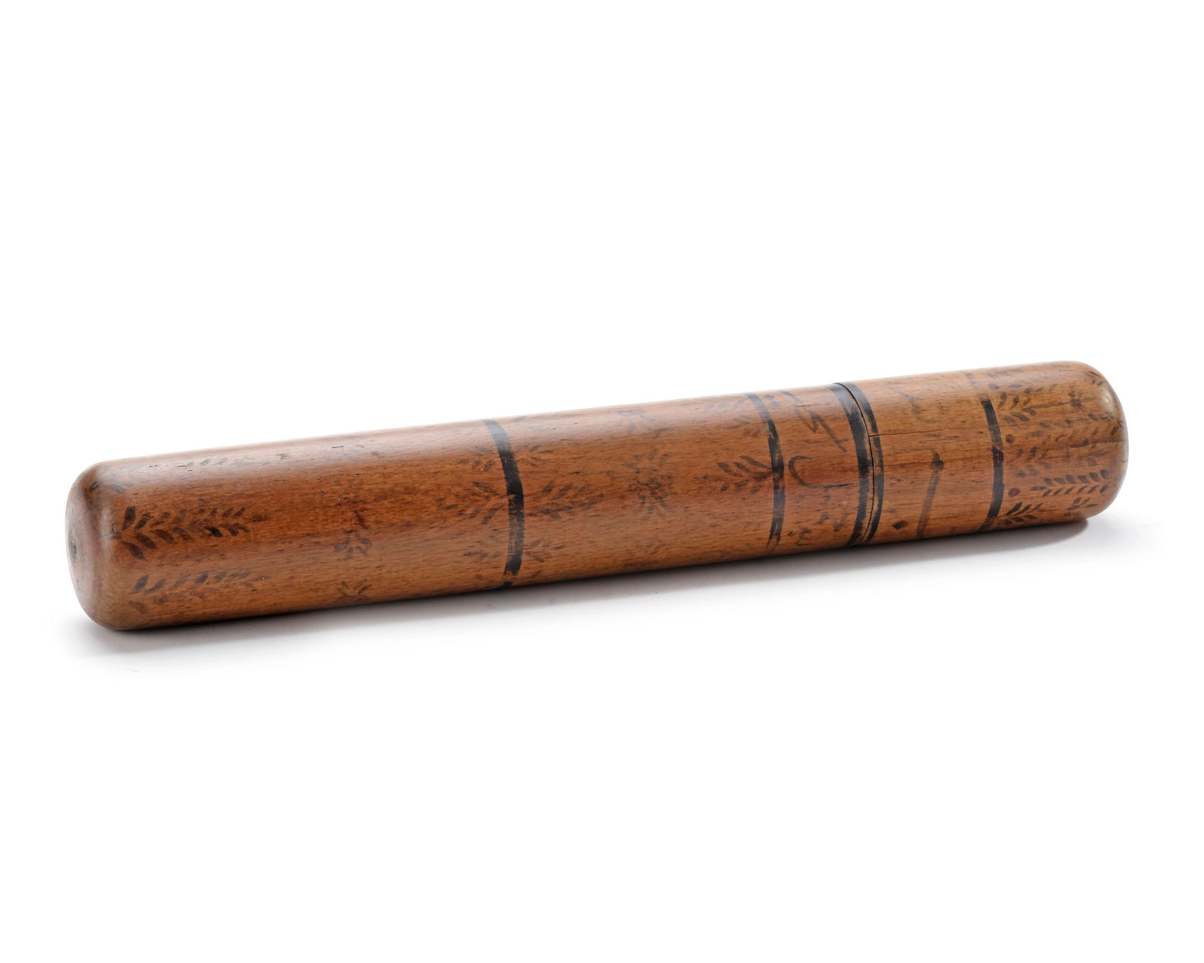 AN OTTOMAN WOODEN SCROLL HOLDER, 19TH-20TH CENTURY