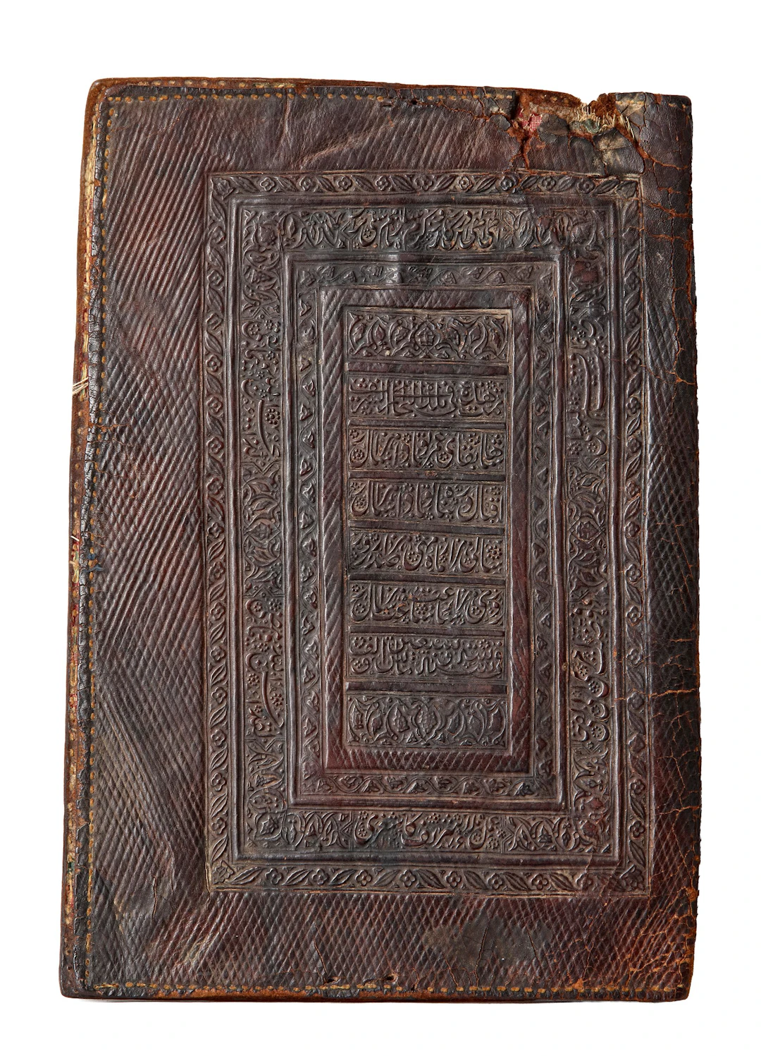 AN ISLAMIC MANUSCRIPT LEATHER BINDING BUKHARA, 1276 AH (19TH CENTURY)