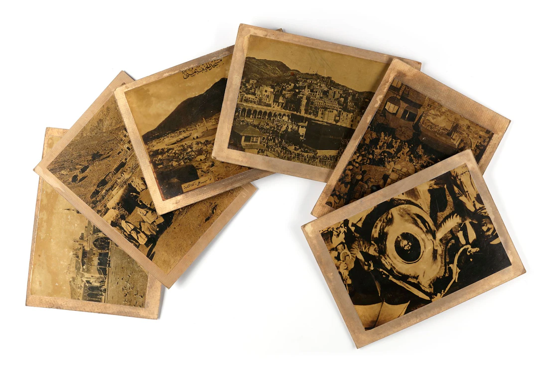 A COLLECTION OF SEVEN OLD PHOTOGRAPHS OF MECCA, MUNA AND THE HAJJ