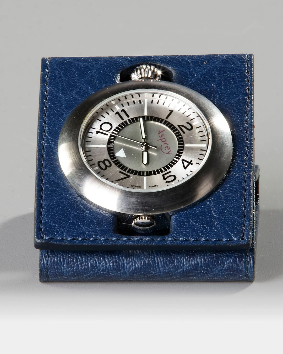 AN ASPREY TRAVEL CLOCK