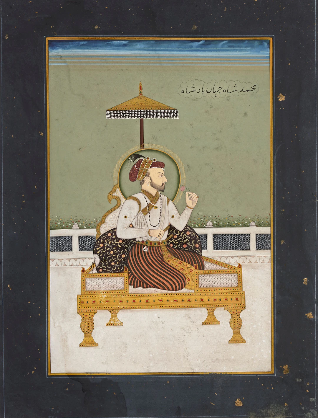 EMPEROR MUHAMMAD SHAH, INDIA MUGHAL SCHOOL, 19TH CENTURY