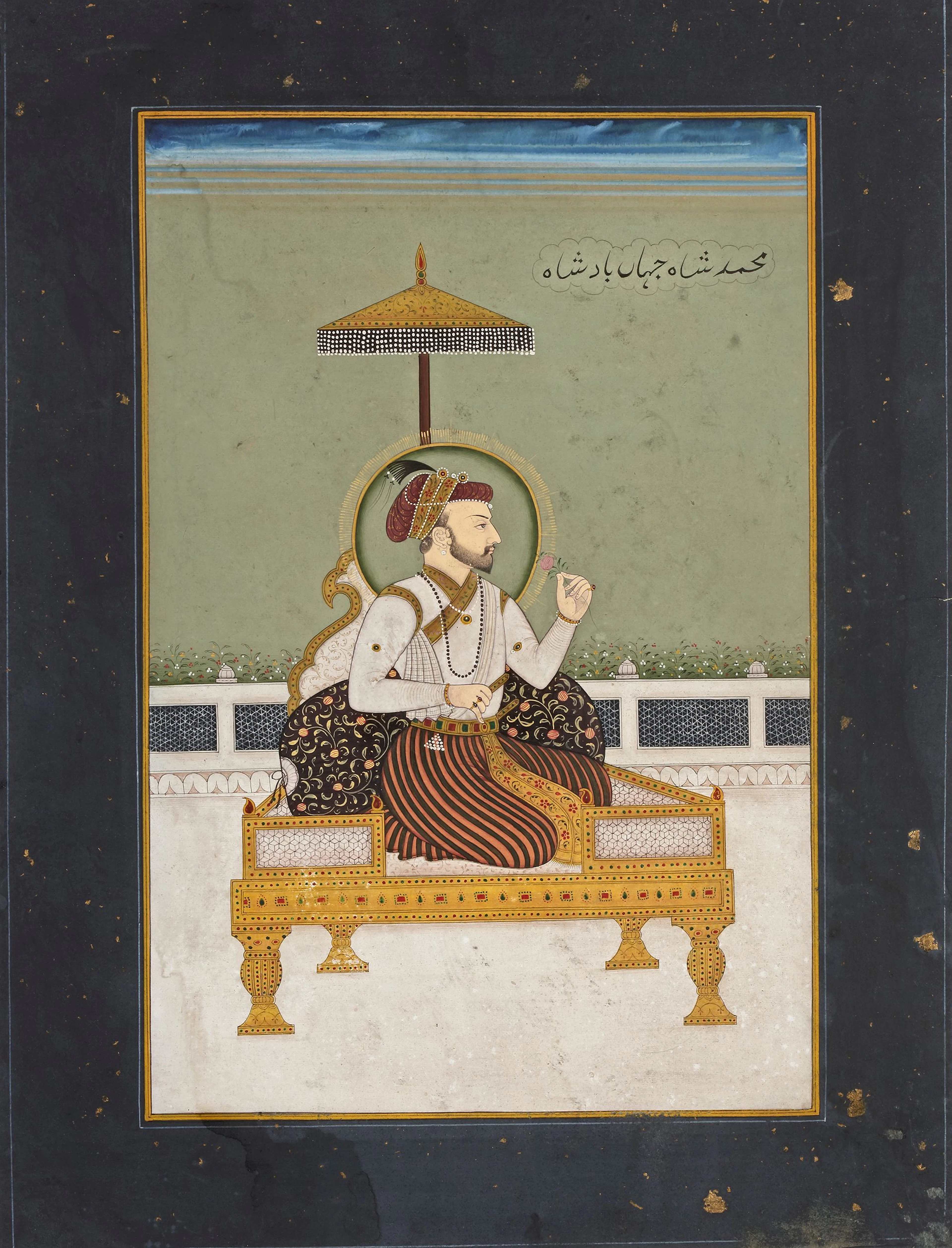 EMPEROR MUHAMMAD SHAH, INDIA MUGHAL SCHOOL, 19TH CENTURY