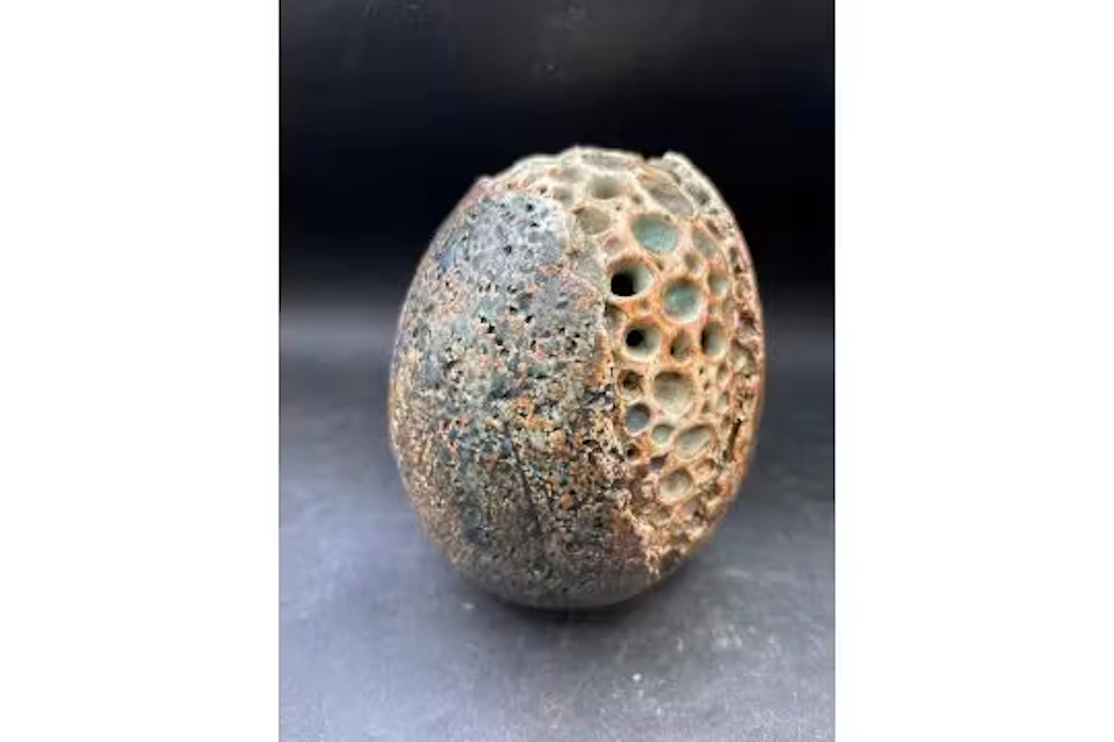Another Organic Studio Pottery vase by ALAN WALLWORK5" high