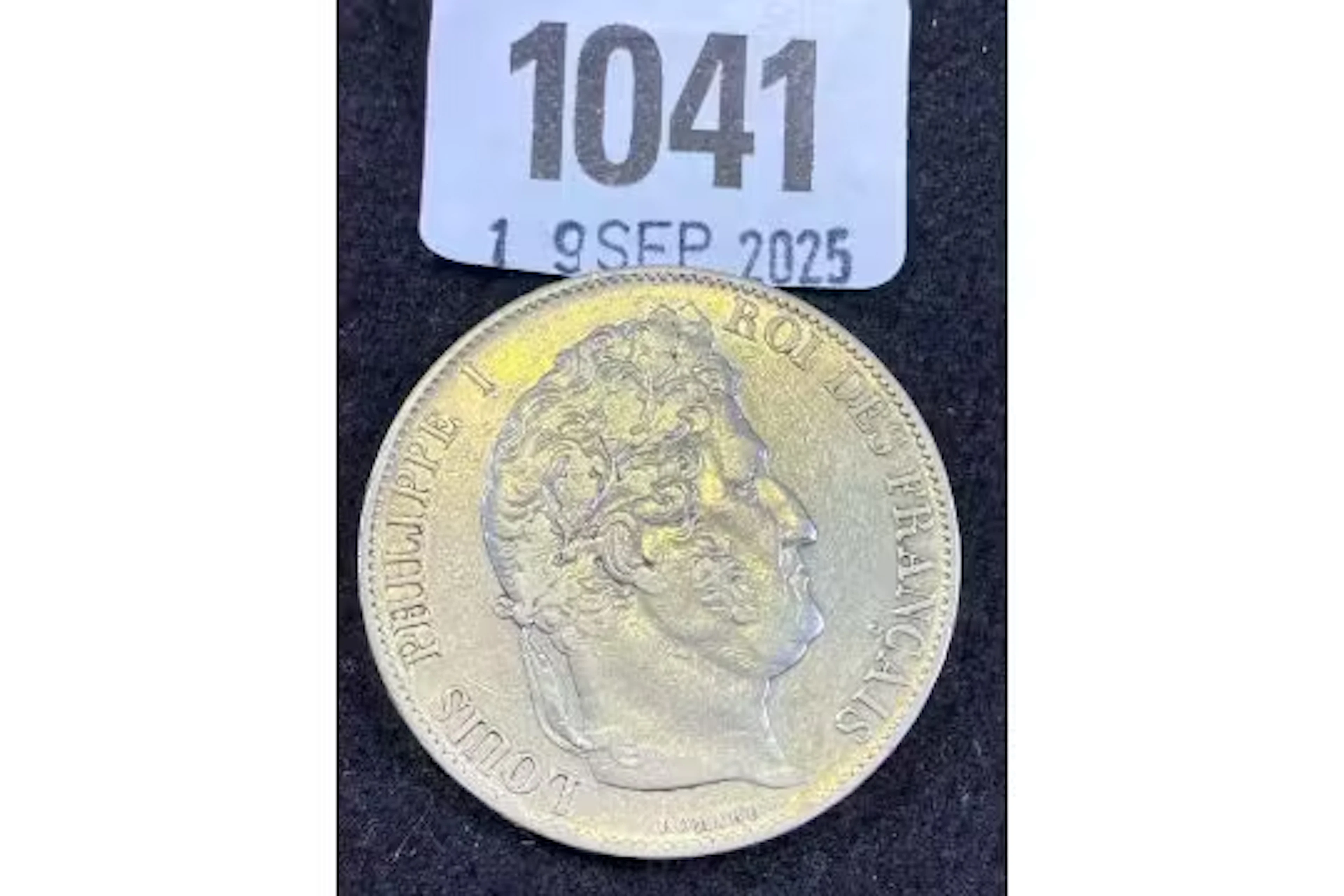 France 5 francs 1847, high grade