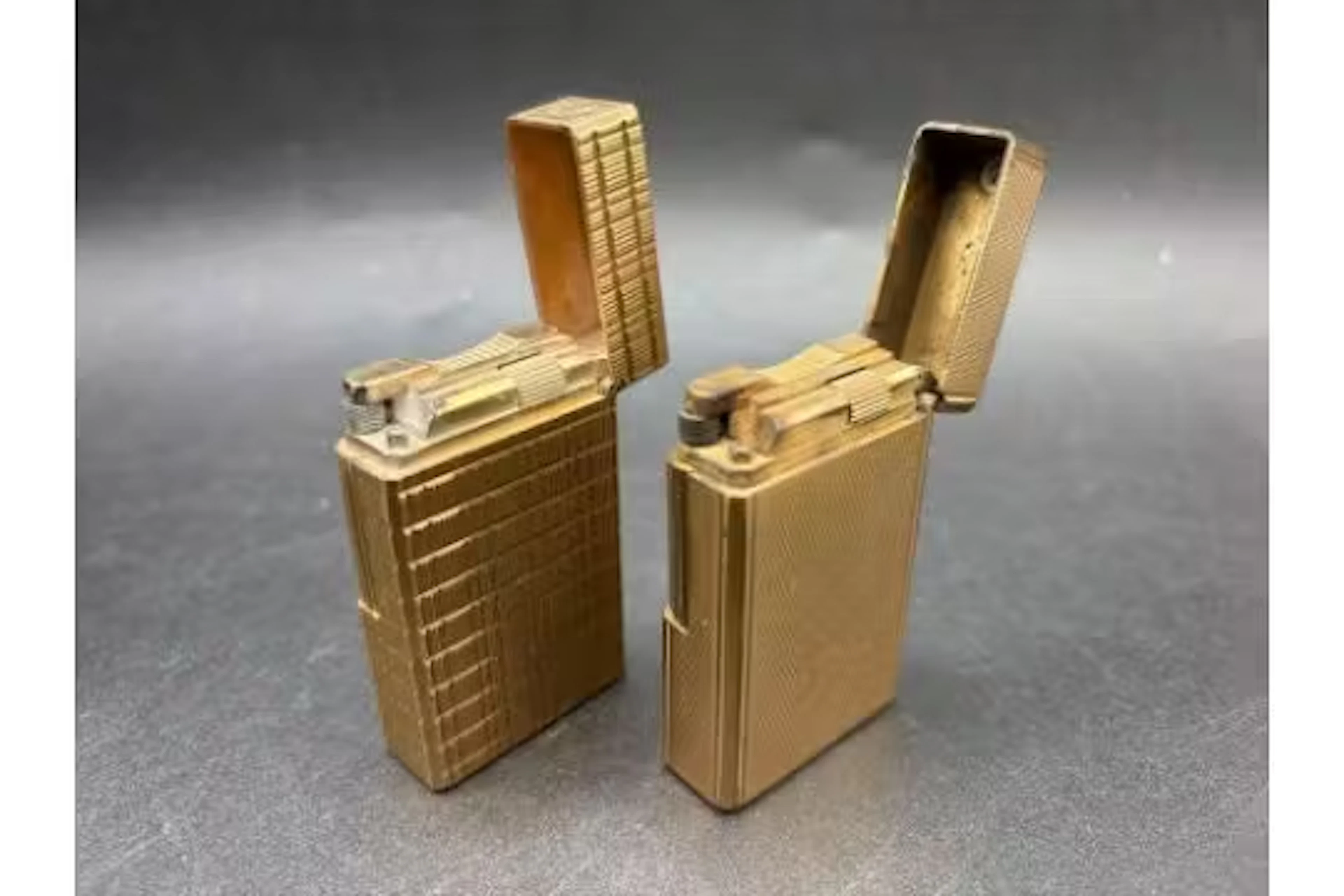 Two DUPONT lighters No 370CGN and S4J287