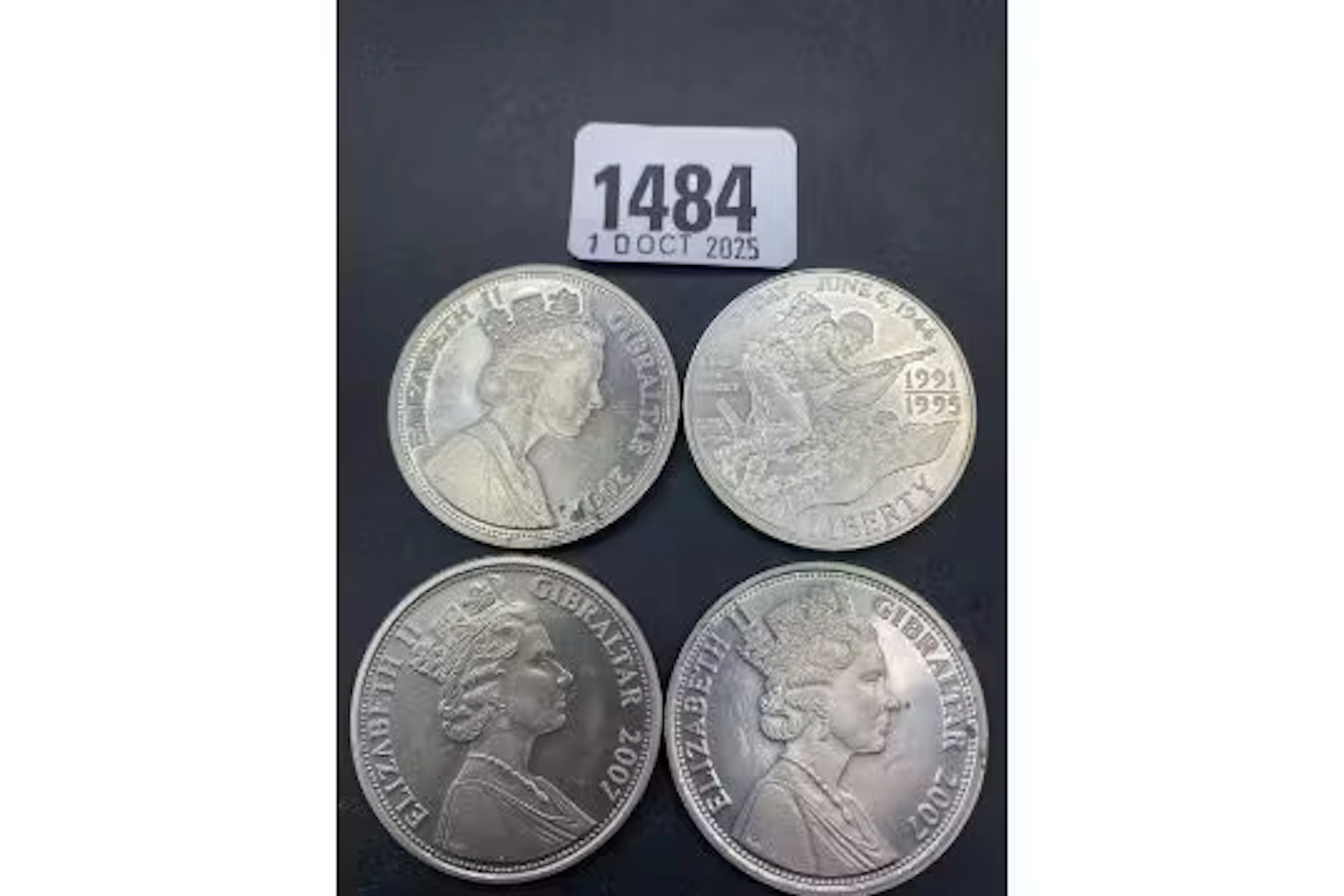 Gibraltar crowns 3 Battle of Britain US dollars