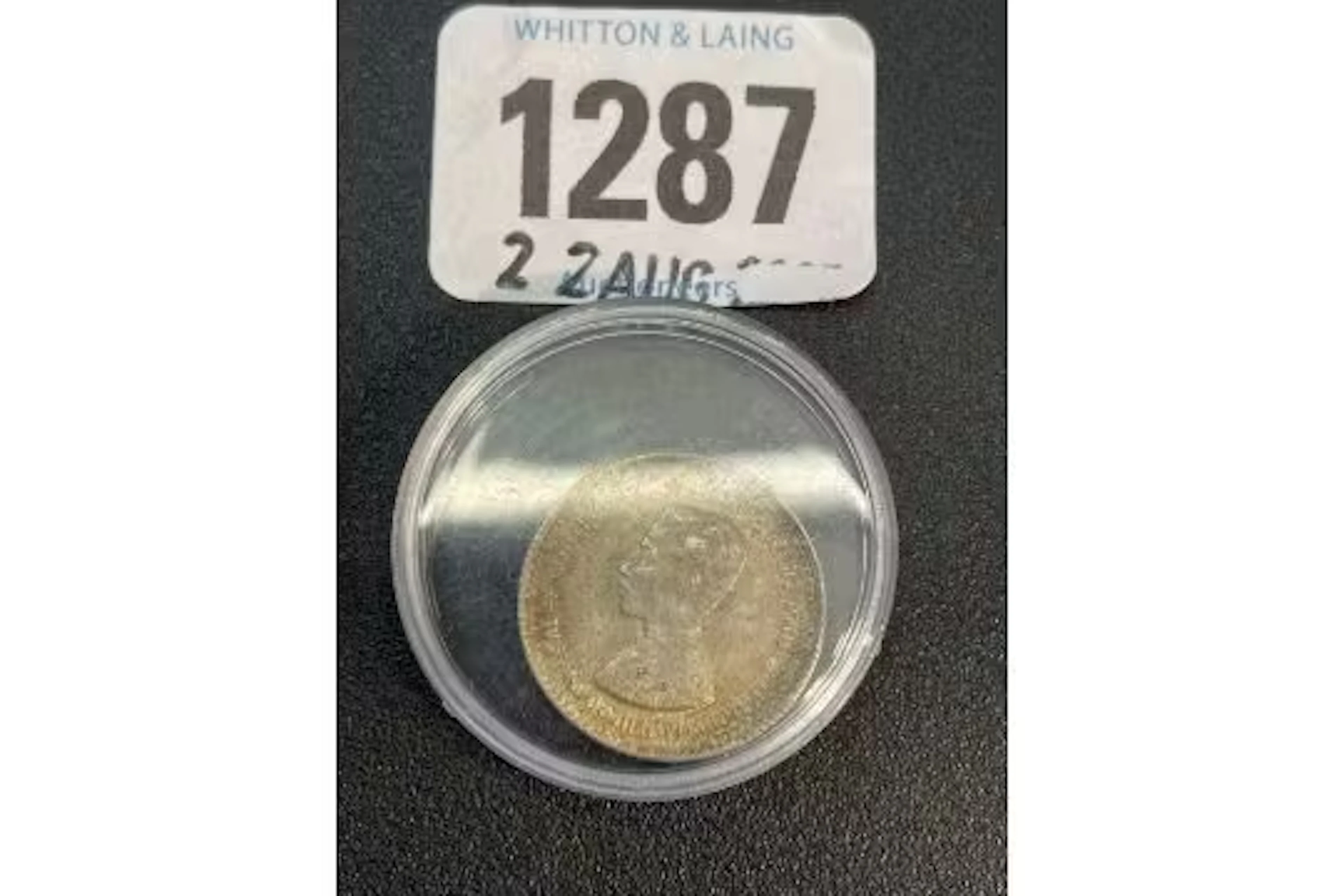 Thailand silver Baht coin 1902 - 1908, v.high grade