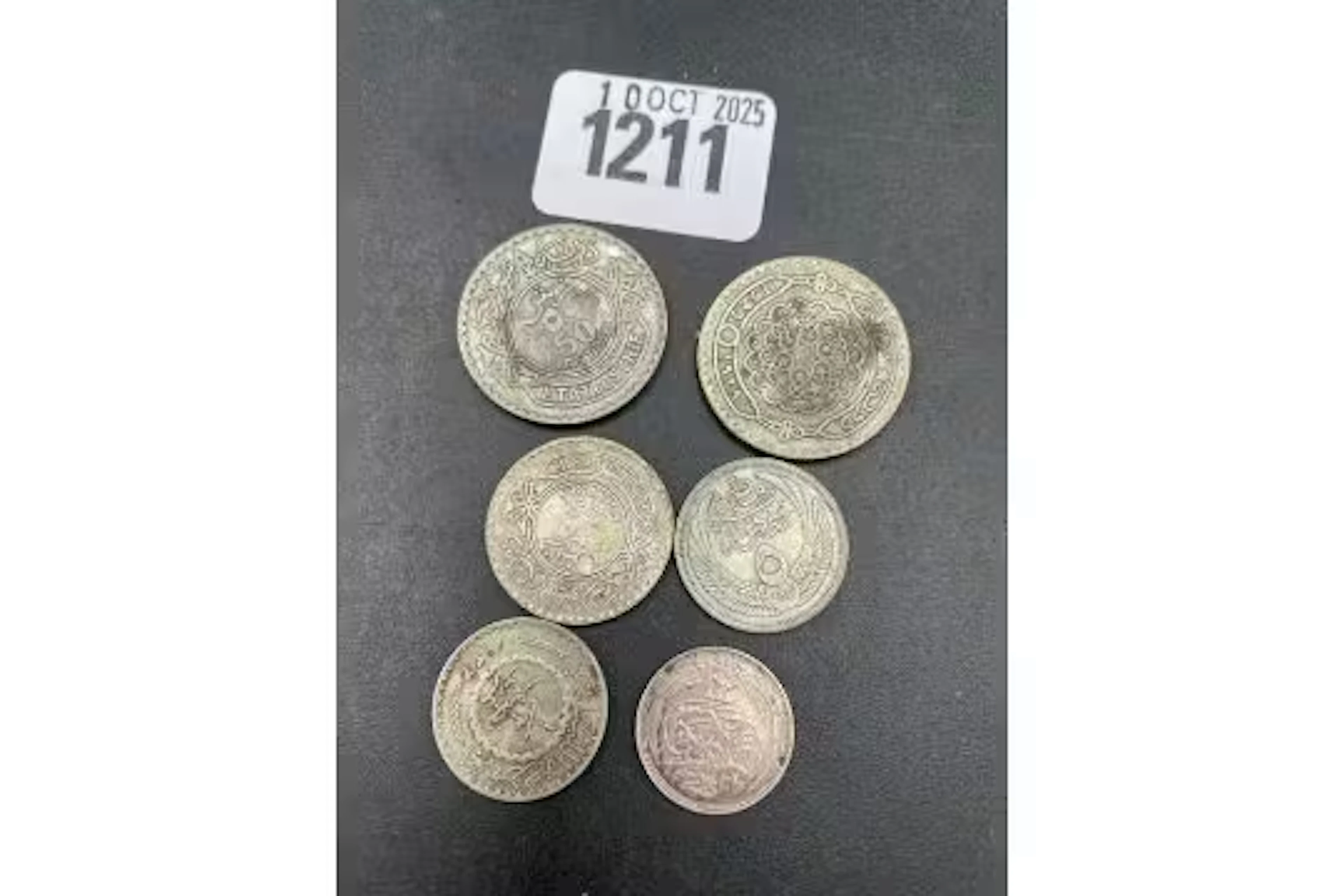 Middle Eastern silver coin, 34g