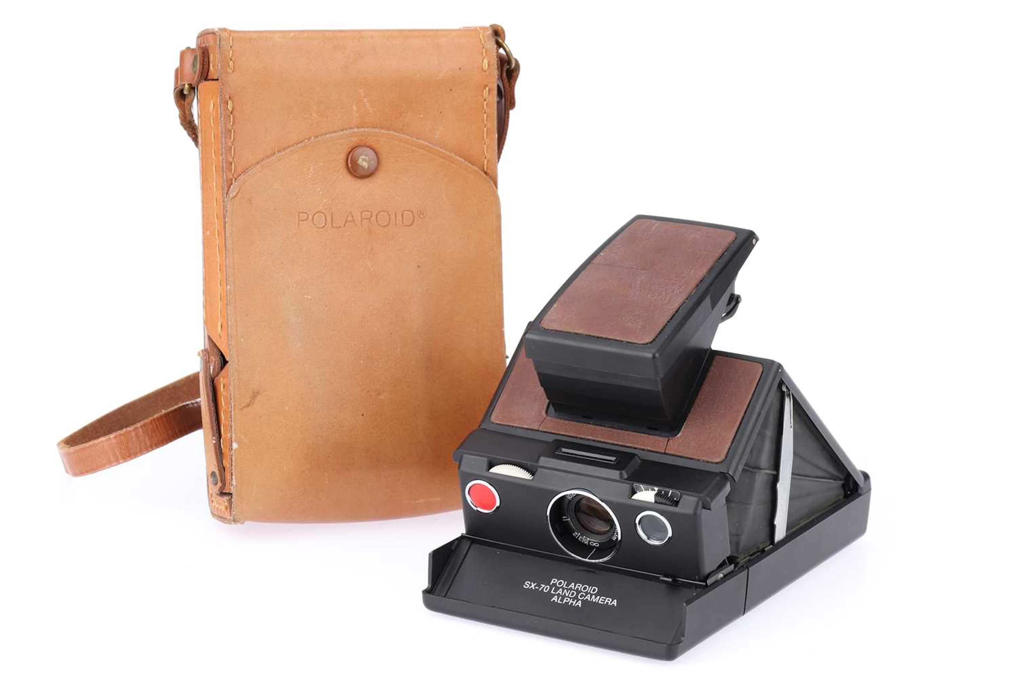 A Polaroid SX-70 Instant Film Camera