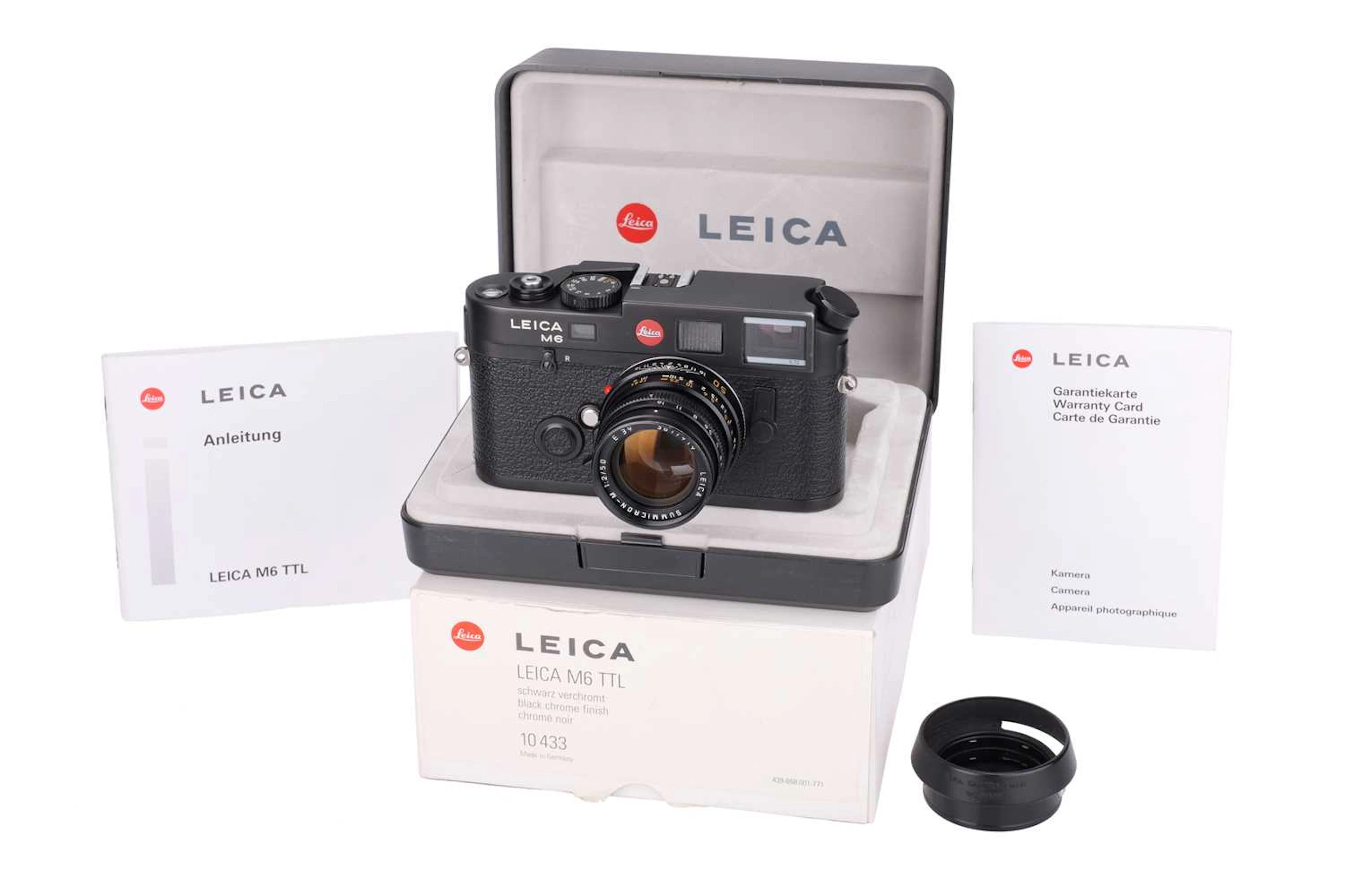 A Leica M6 0.72 TTL Rangefinder Camera