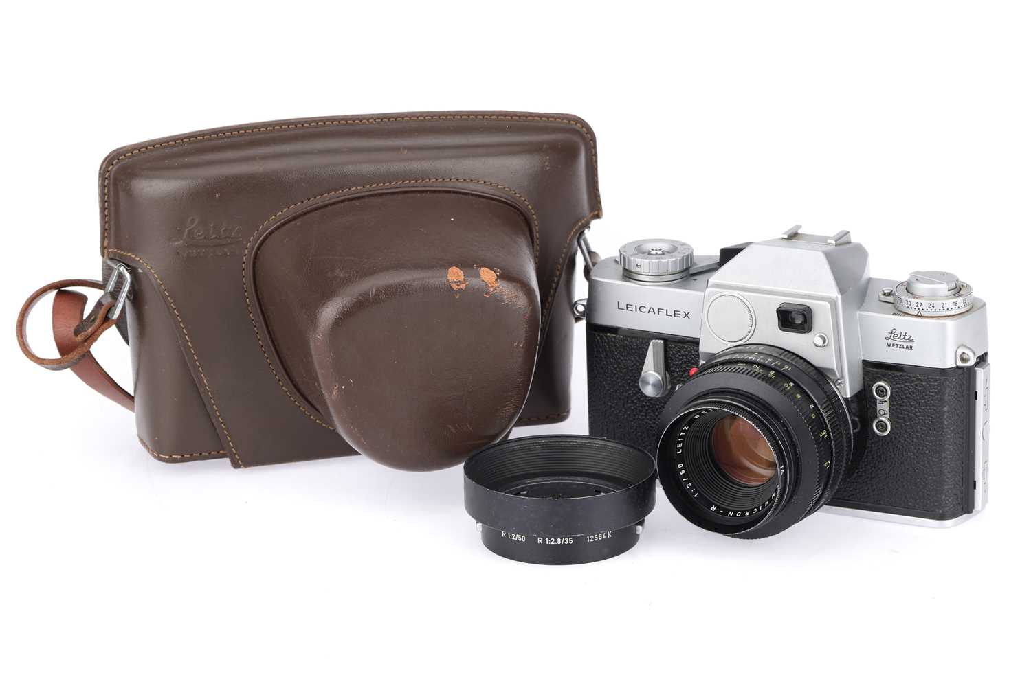 A Leitz Wetzlar Leicaflex 35mm SLR Camera