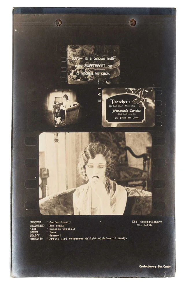 Storyboard Advertising Samples for Silent Cinemas c1920s