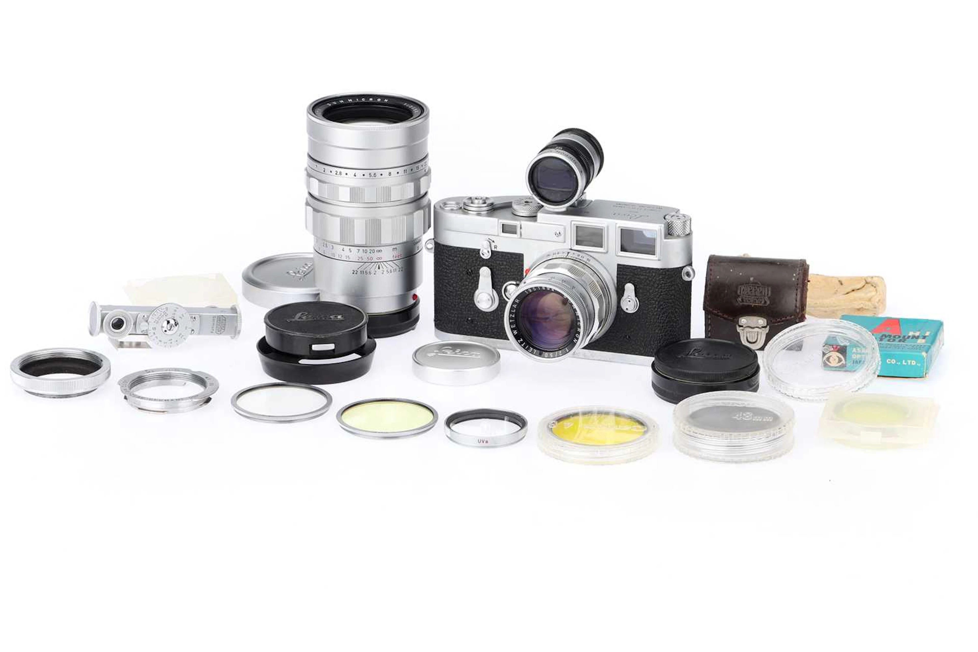 A Leica M3 Rangefinder Camera Outfit