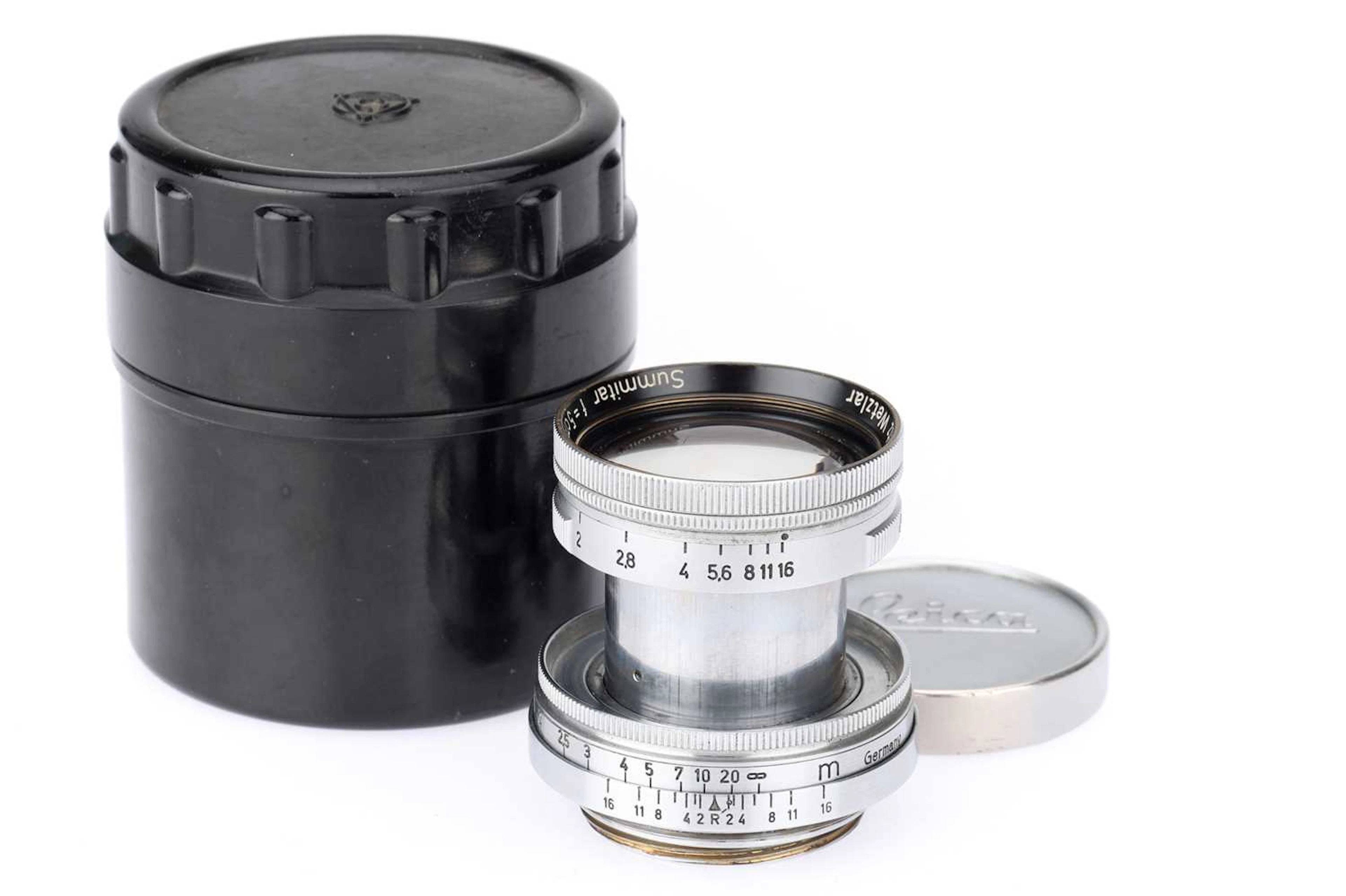 A Leitz Wetzlar Summitar f/2 5cm Collapsible Lens