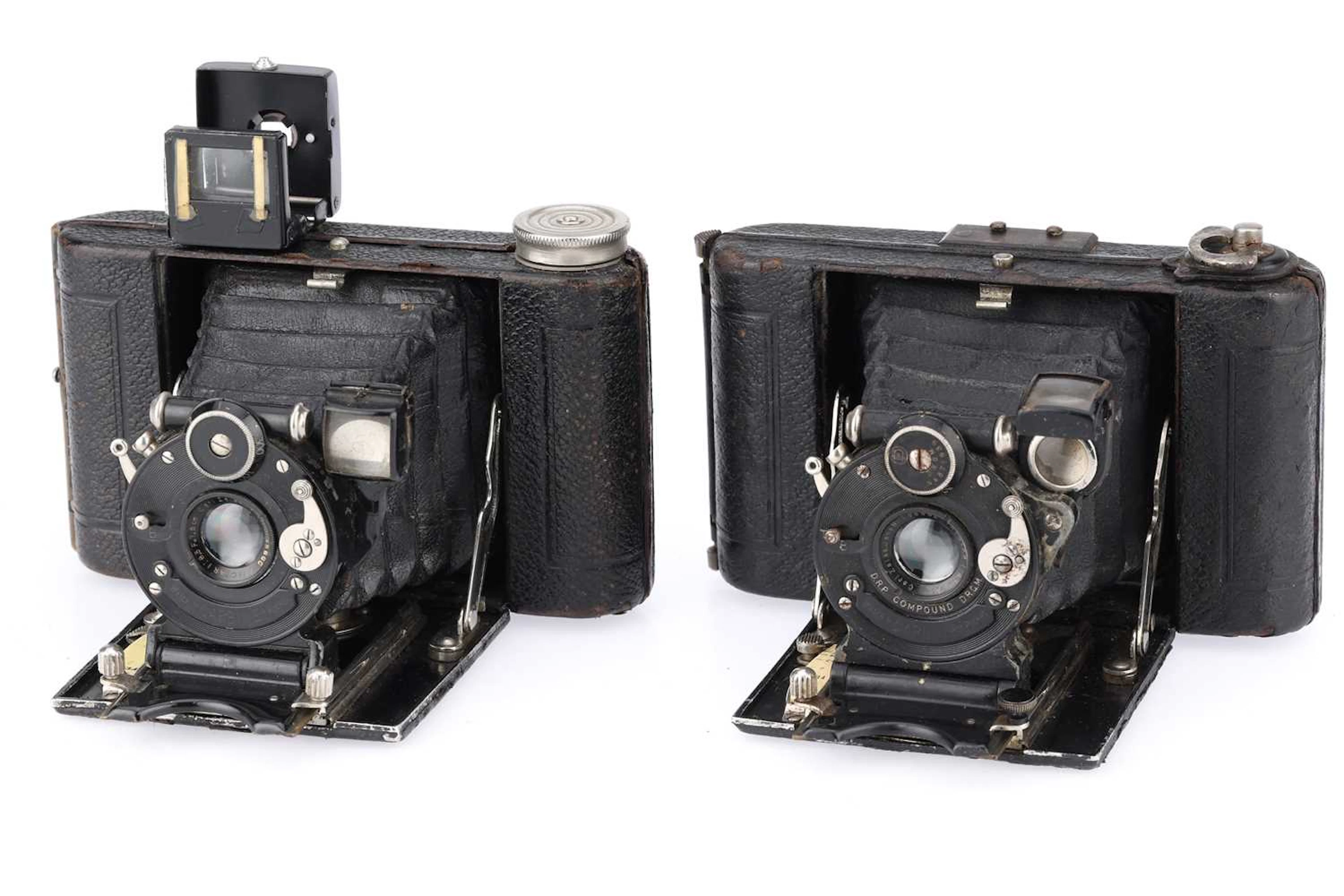 Two Butcher & Son Watch Pocket Carbine Folding Cameras