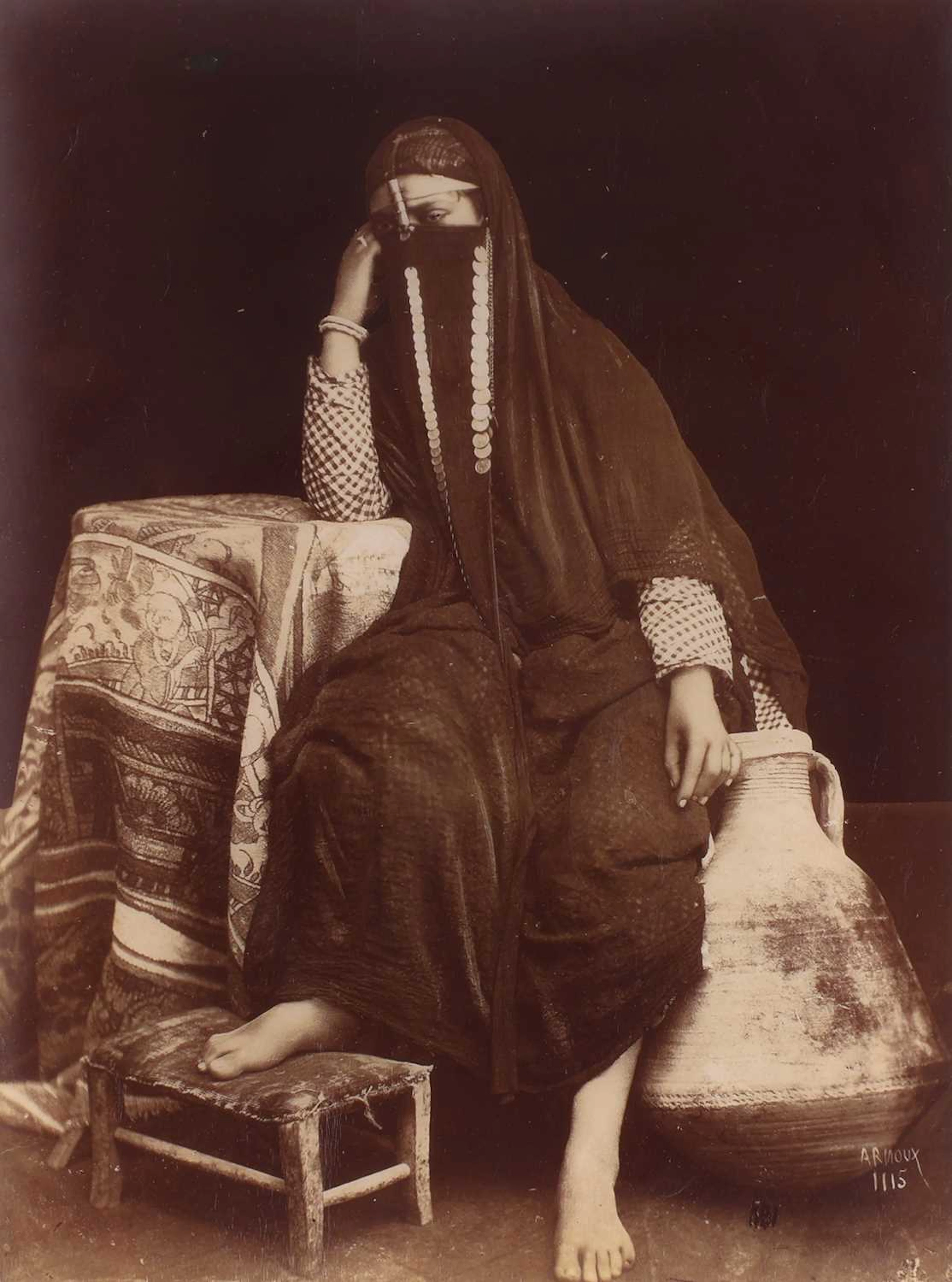 Arnoux, Hippolyte, Portrait of a Middle Eastern Woman