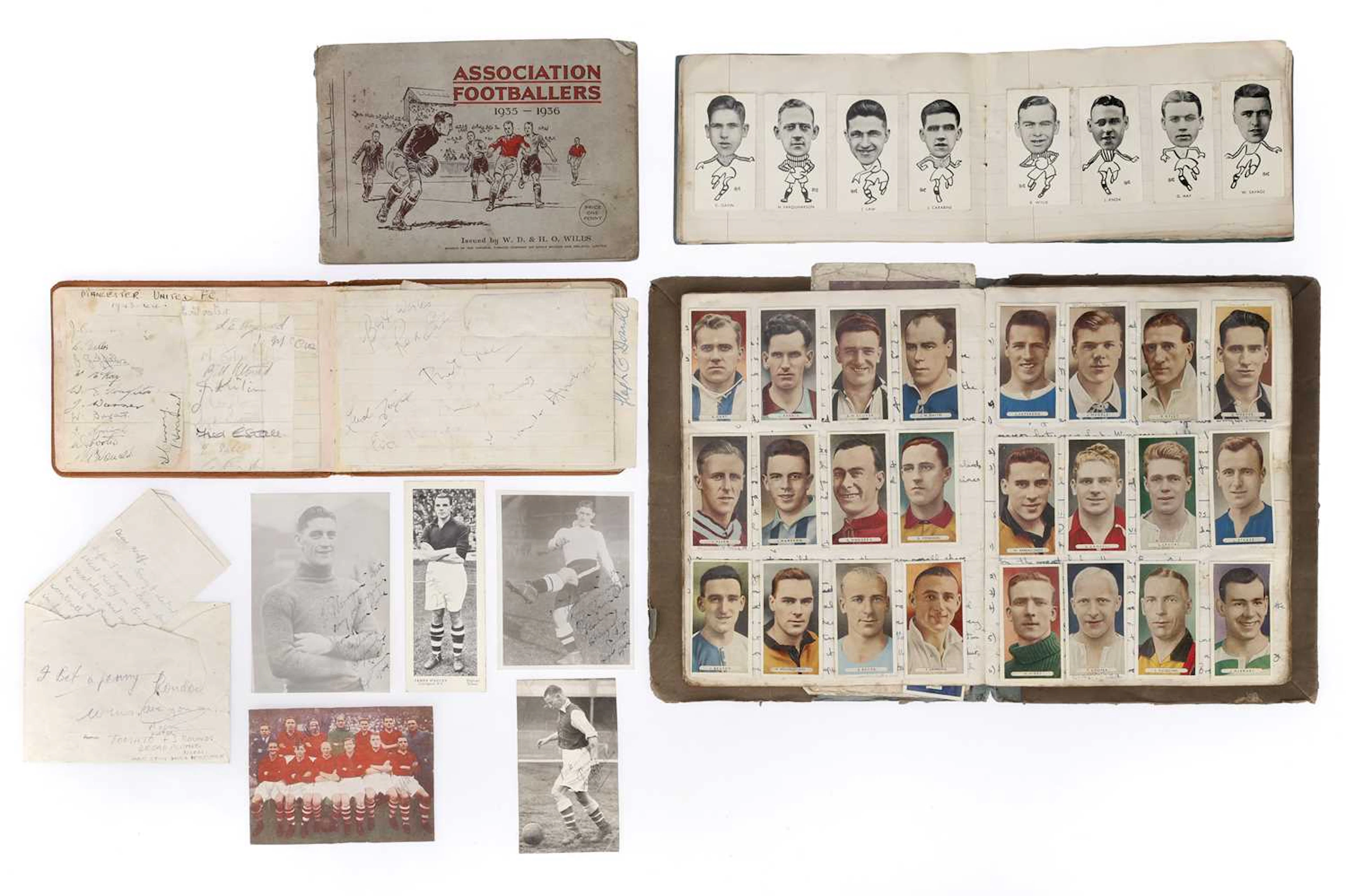 Foot Ball Autograph and Card Collection