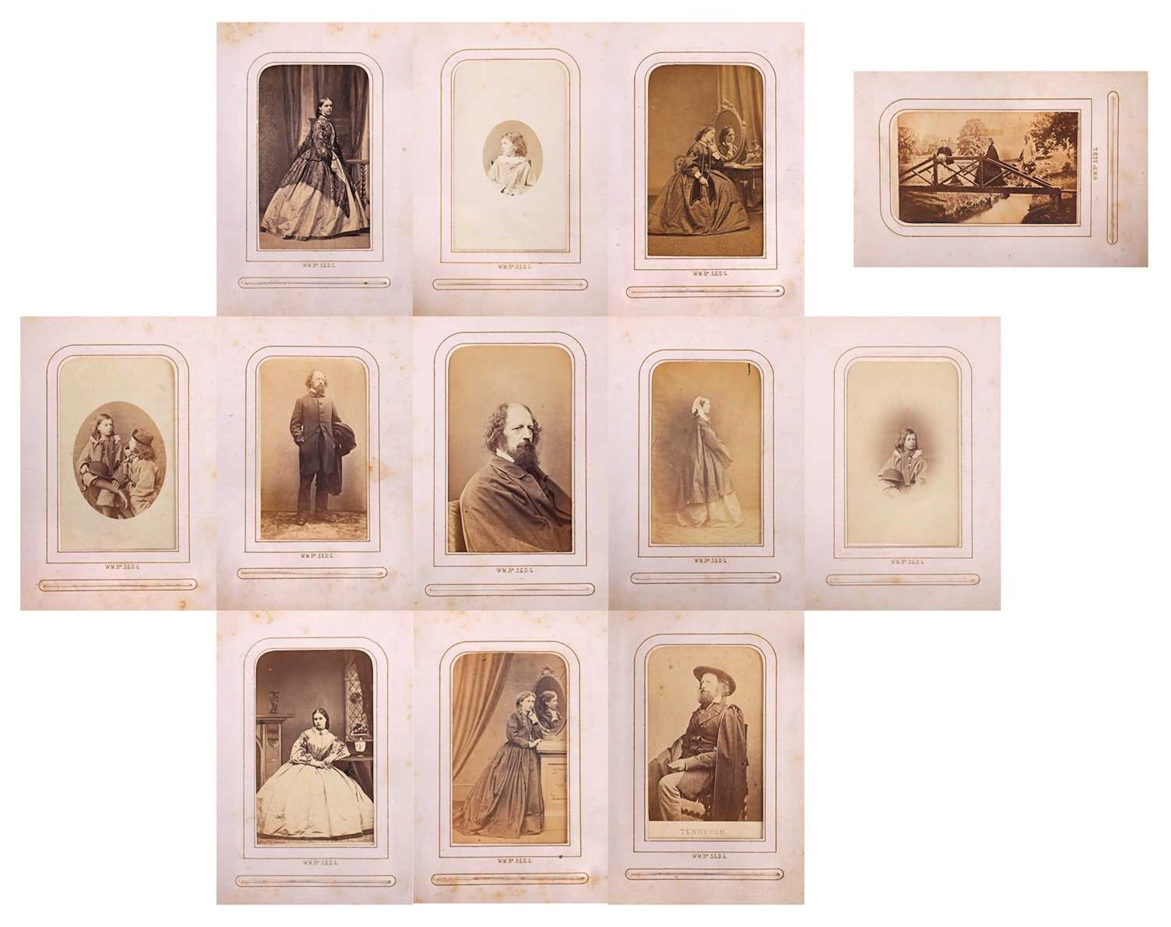 Alfred, Lord Tennyson CDV Album