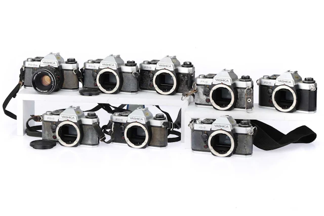 ꩜ A Selection of Yashica SLR Camera Bodies