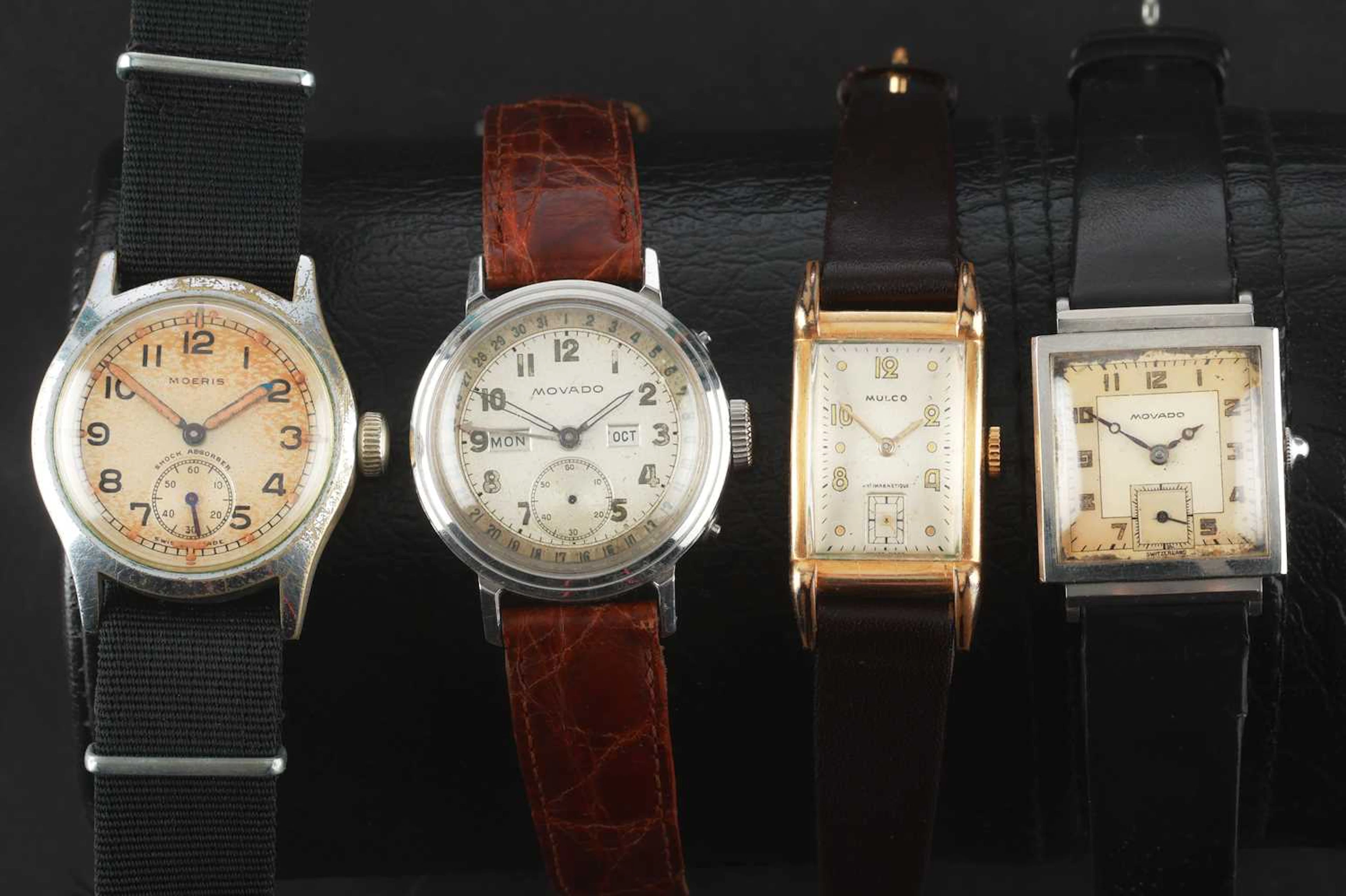 Four Hand-Winding Wristwatches