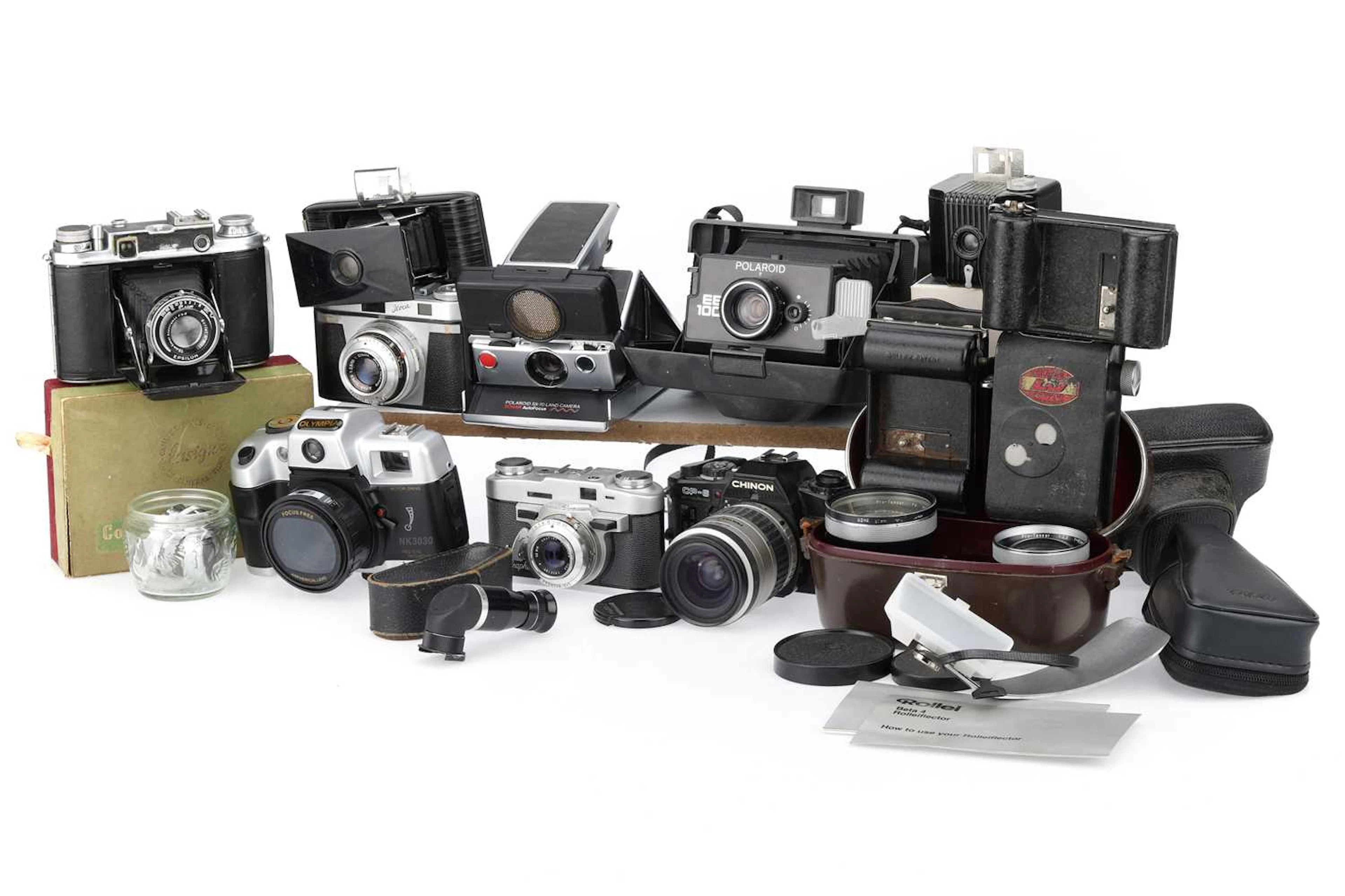 A Mixed Selection of Cameras & Lenses