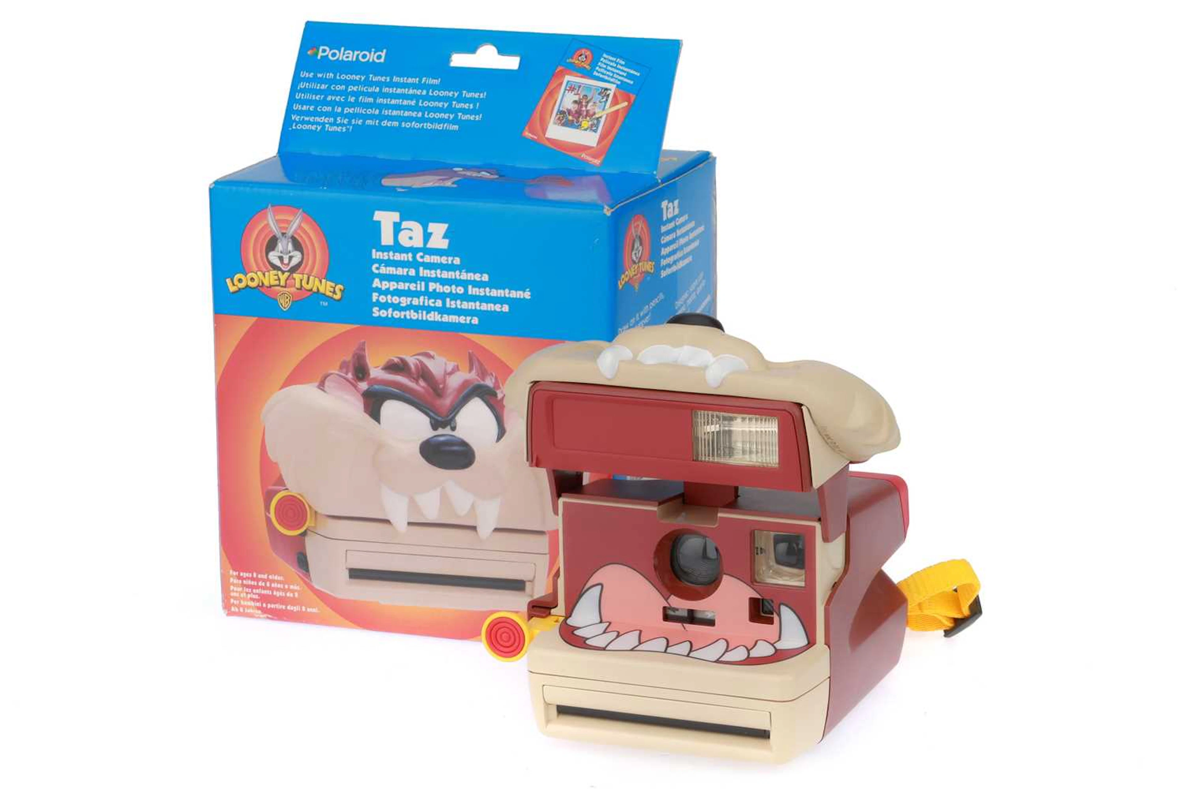 A Polaroid Looney Tunes Taz Instant Camera