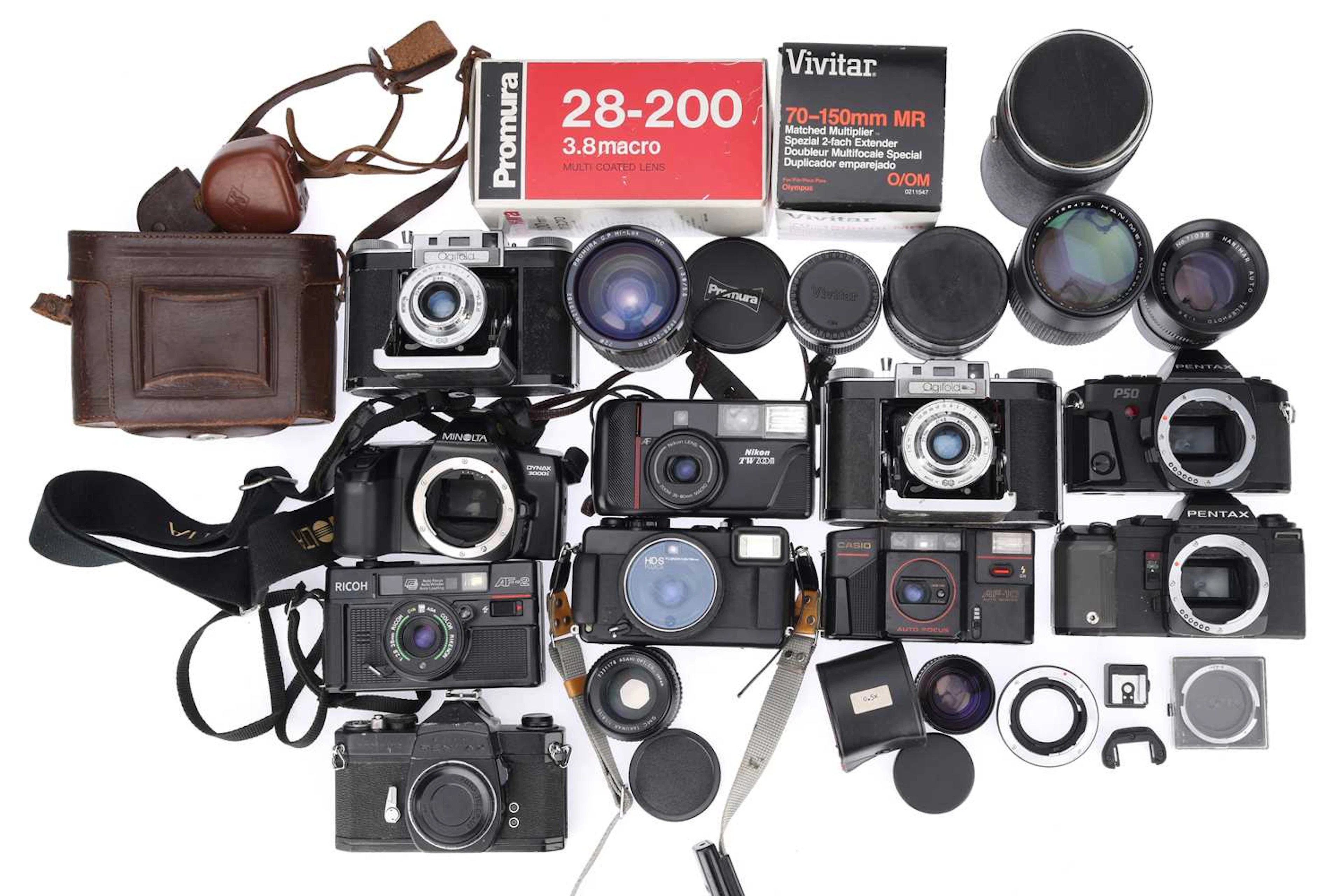 A Selection of Cameras and Photographica