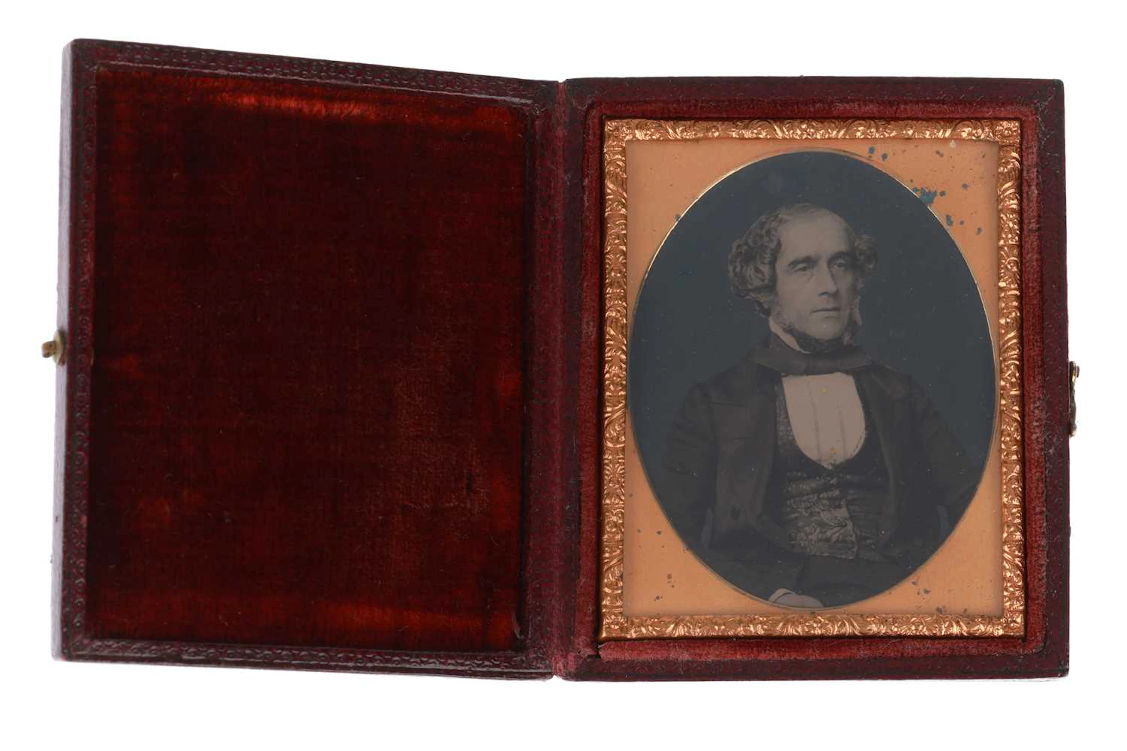 Ninth Plate Ambrotype Portrait of Richard Cobden