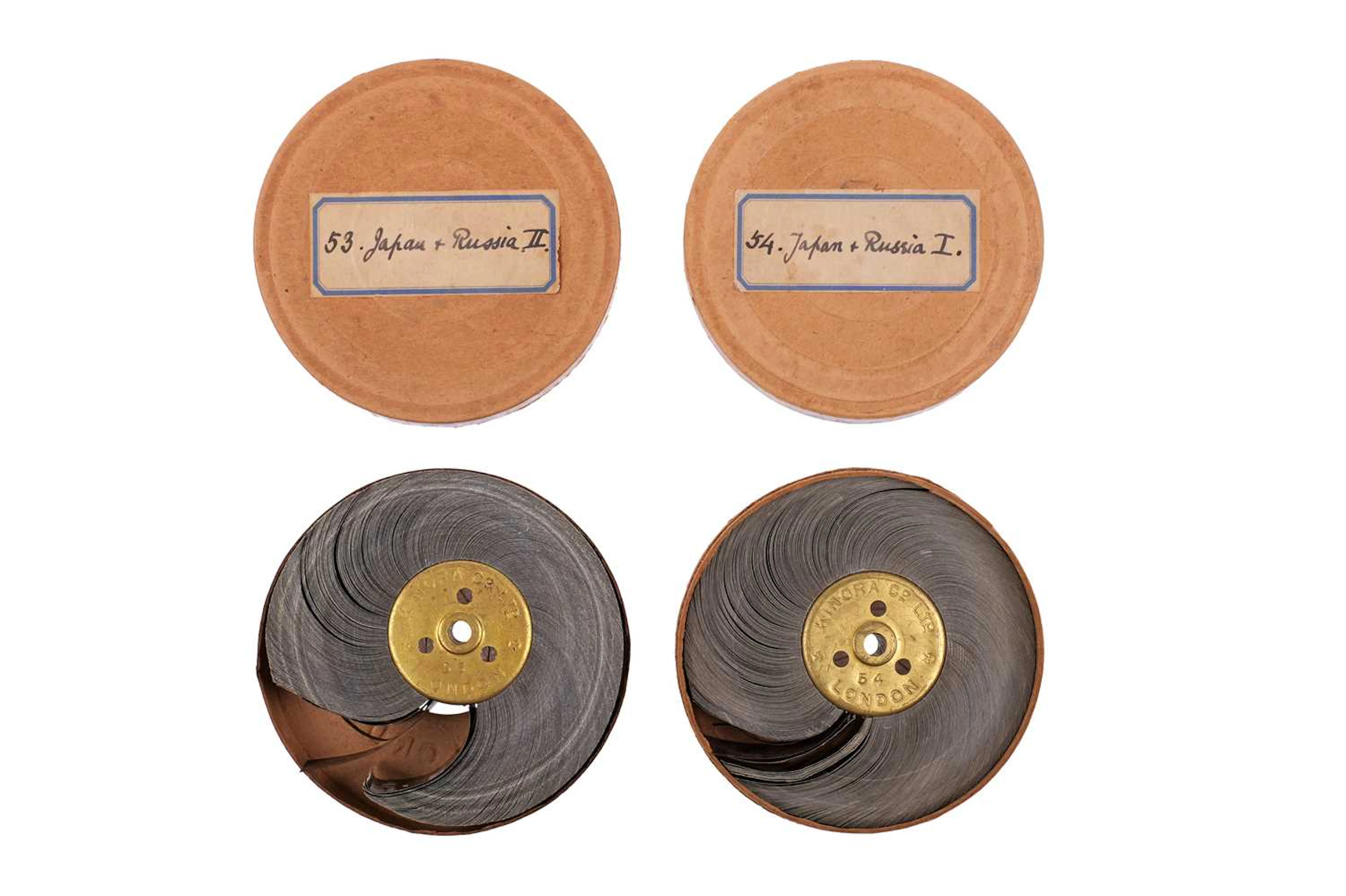 2 Kinora Reels, 'Japan & Russia I' and 'Japan & Russia II'