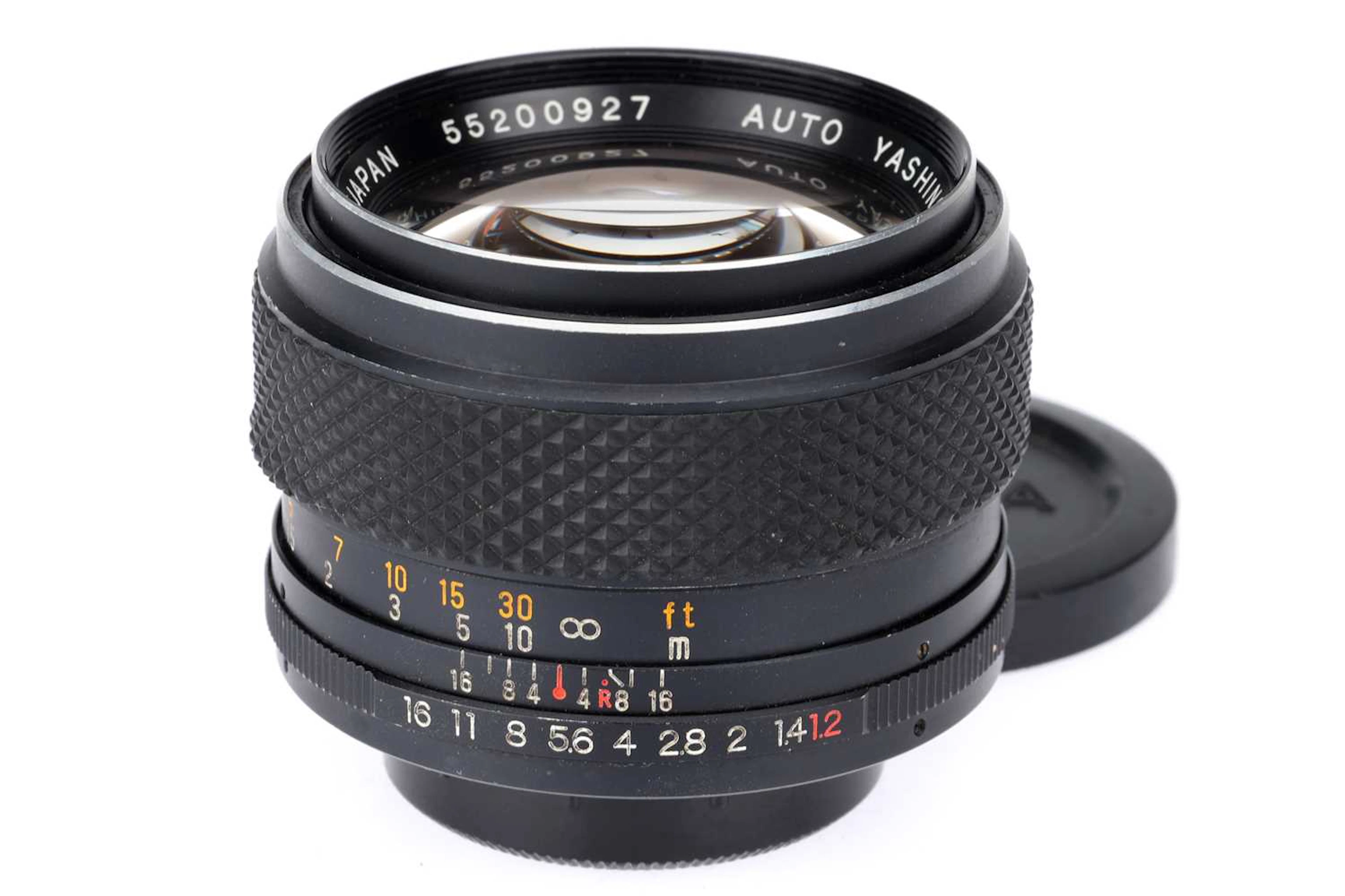 A Tomioka Japan Auto Yashinon DS-M 55mm f/1.2 Camera Lens
