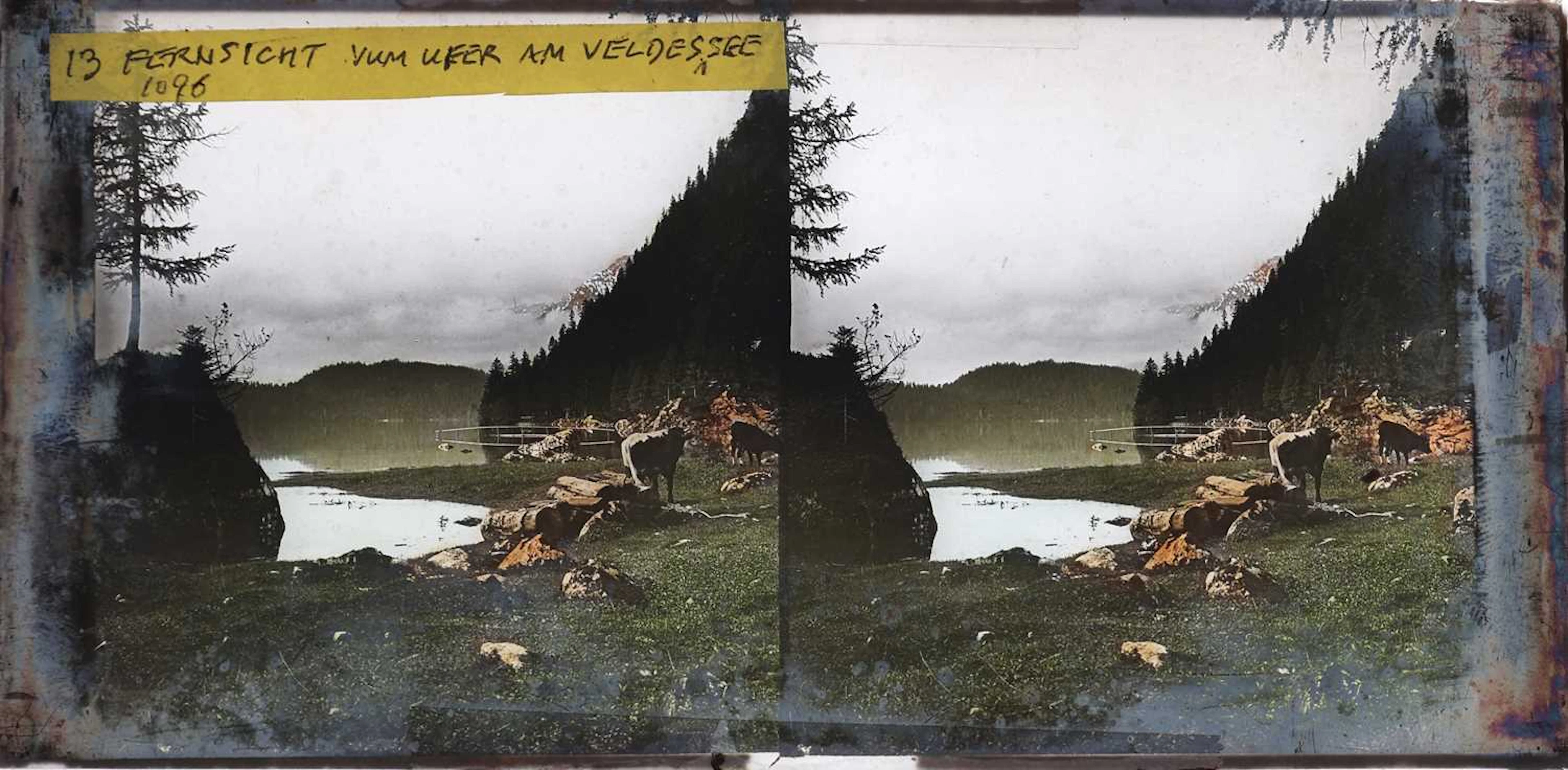 Set of 24 Kaiser-Panorama Glass Stereoviews, Czech Republic