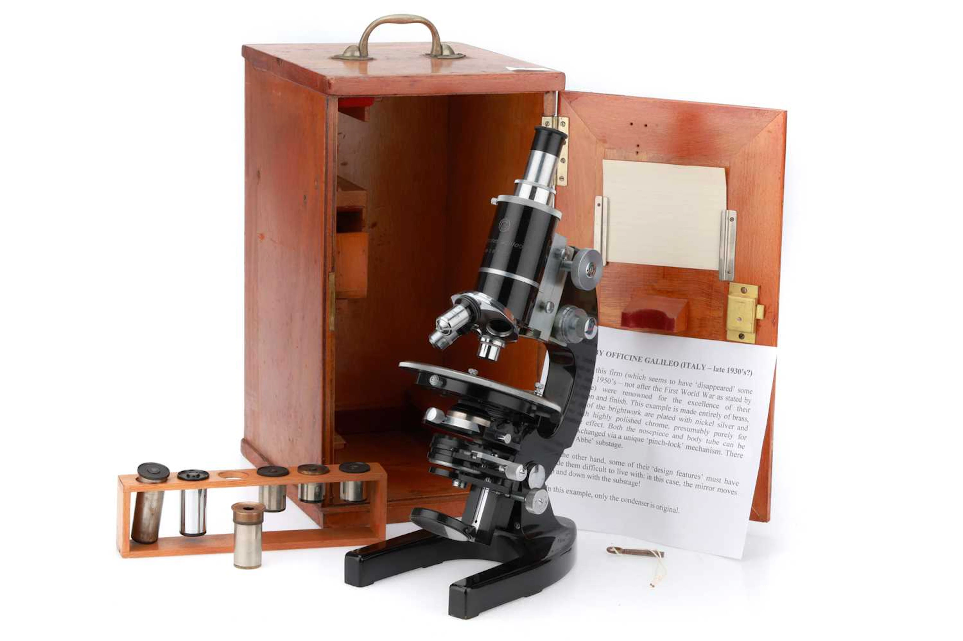 Classic Microscopy - Officine Galileo, Compound Microscope