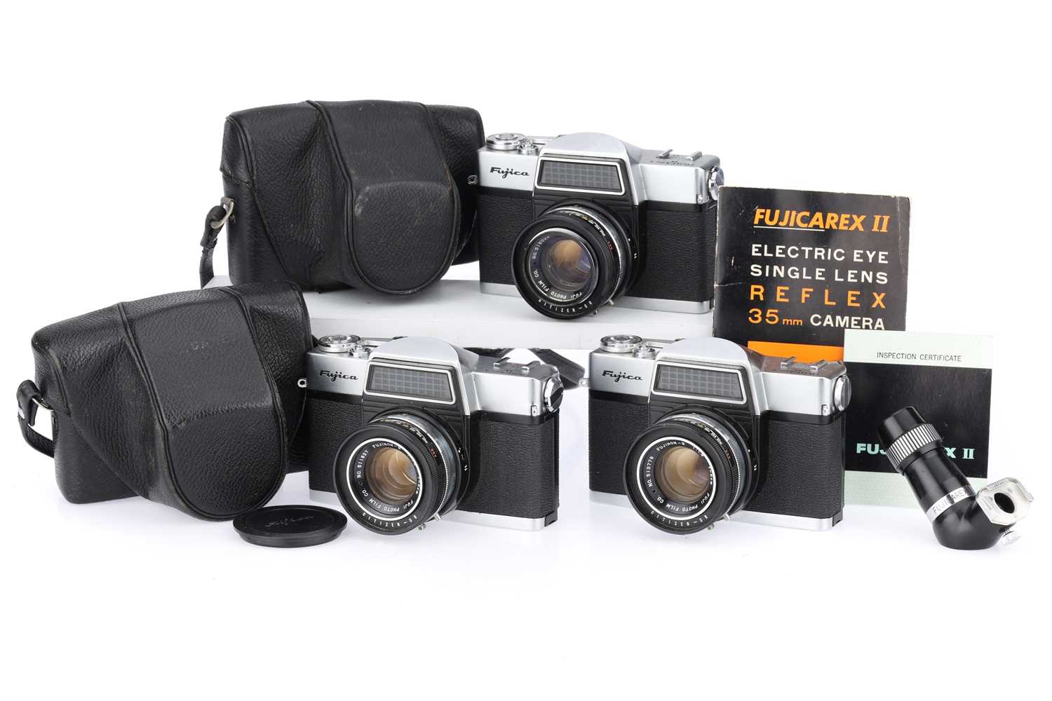 A Group of Fujicarex II 35mm Cameras