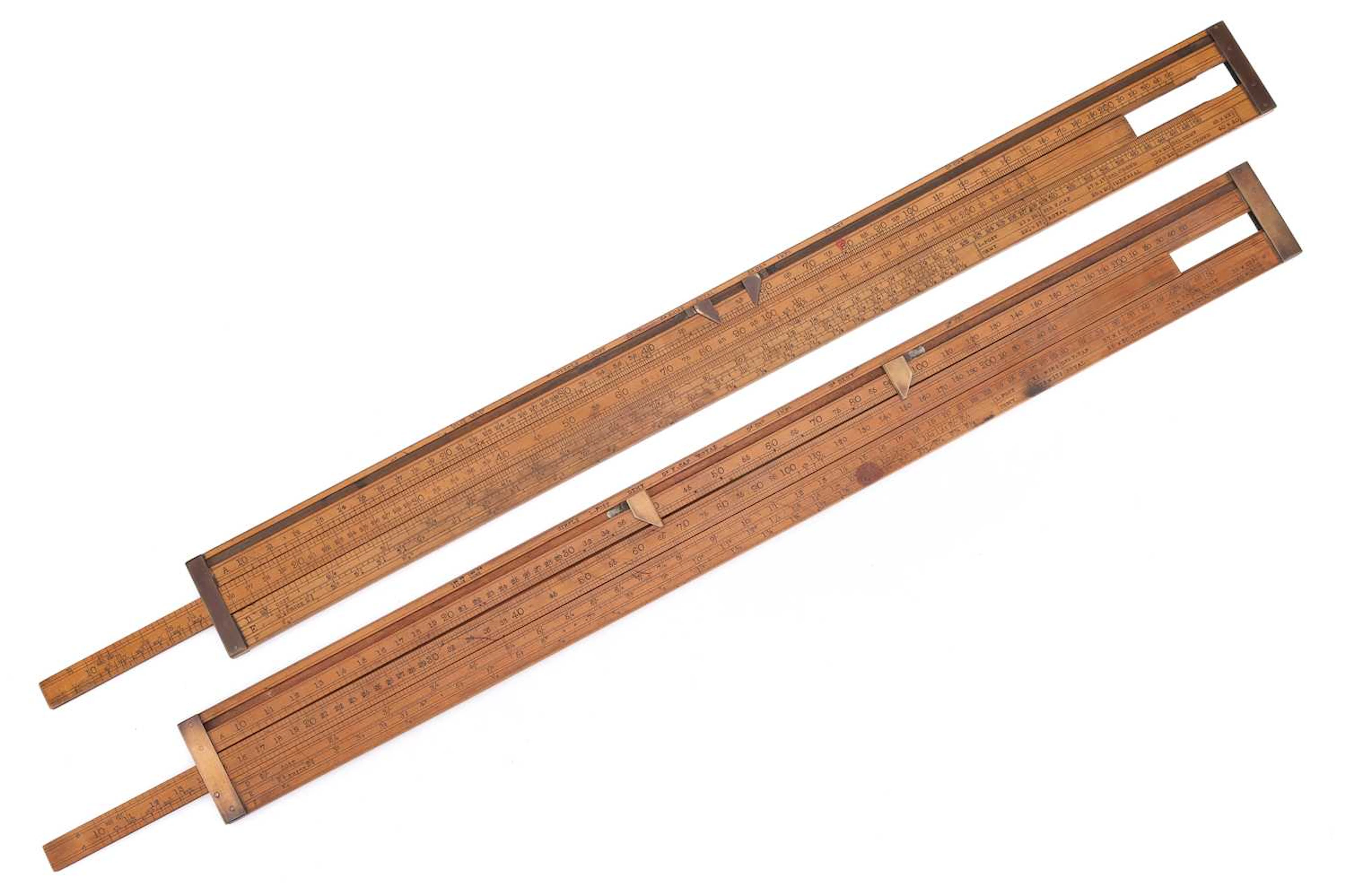 A Pair of Evans Paper Makers Rules
