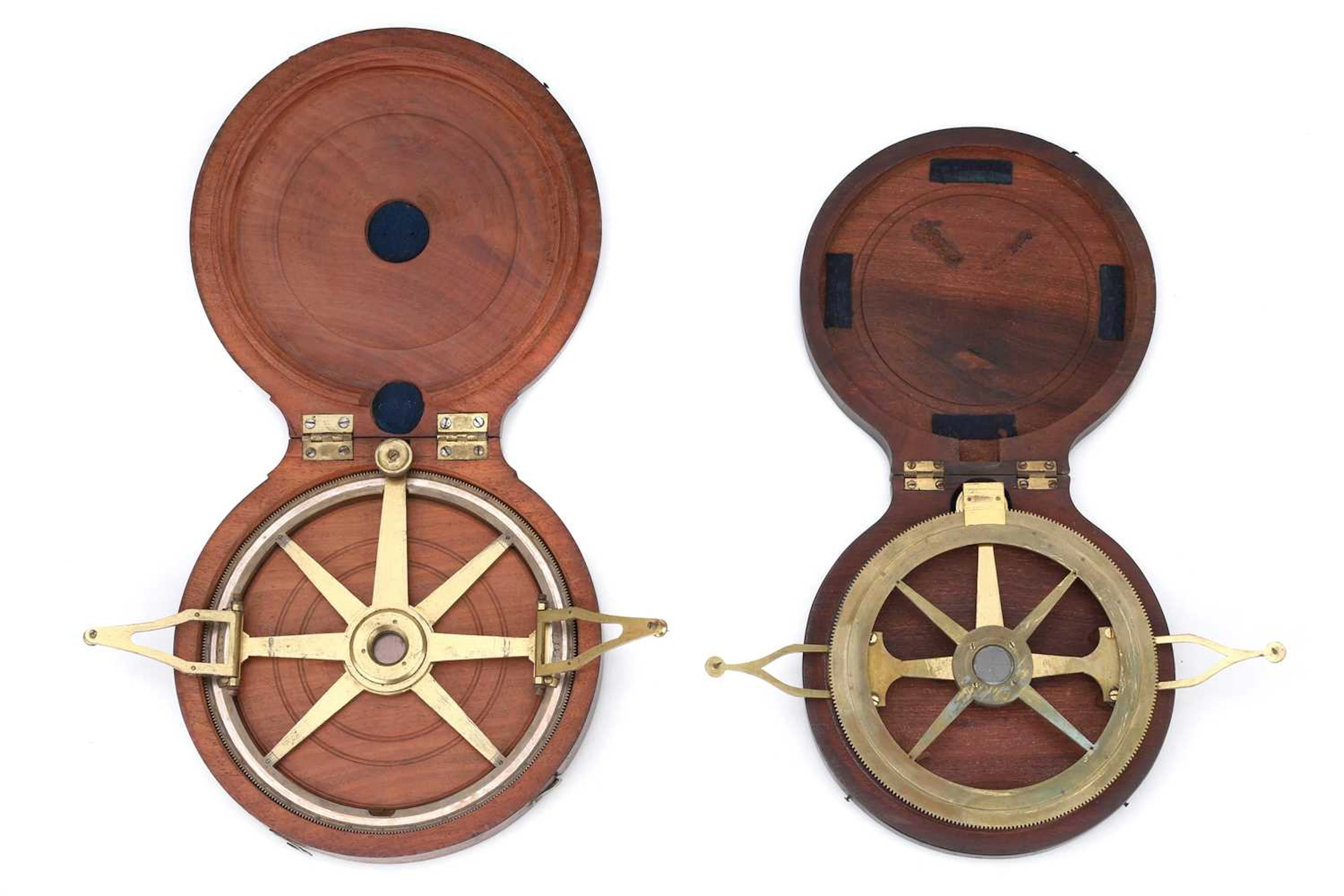 2 19th Century Swing Arm Protractors