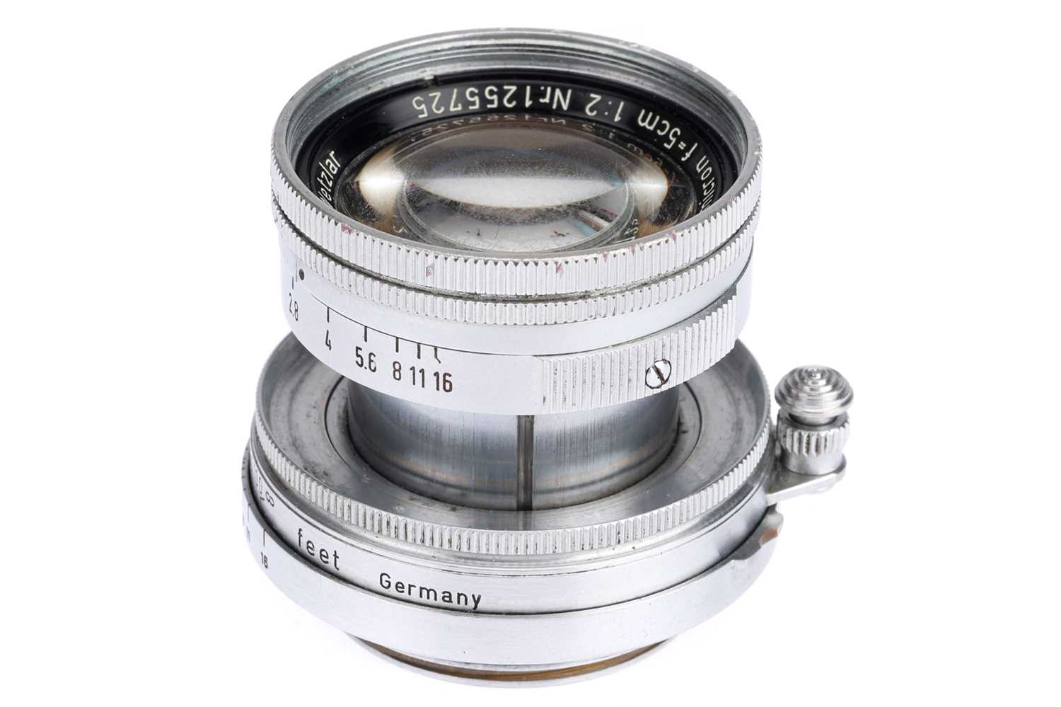 A Leitz Wetzlar Summicron f/2 5cm Collapsible Lens