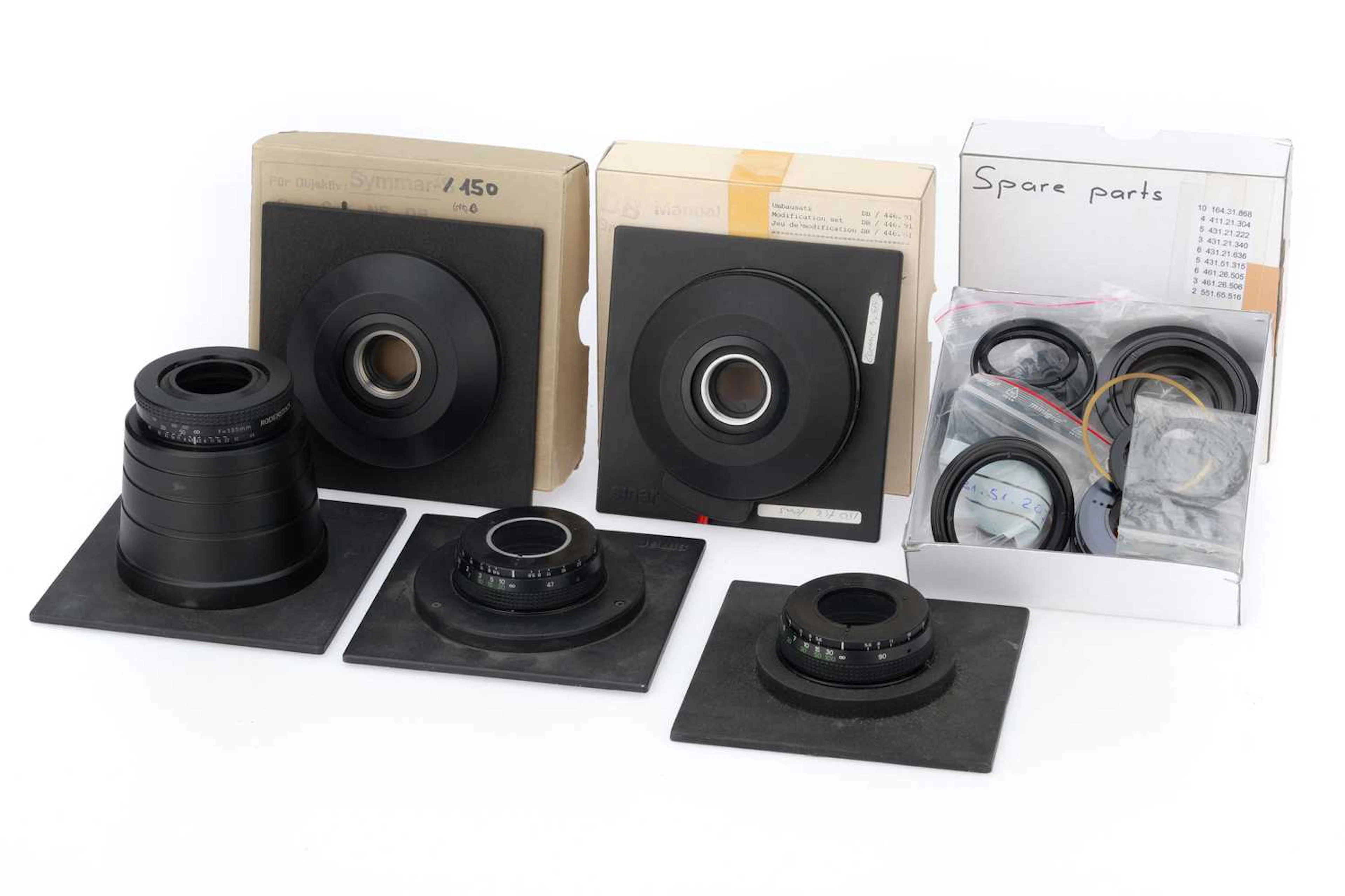 A Good Selection of Sinar Lens Boards