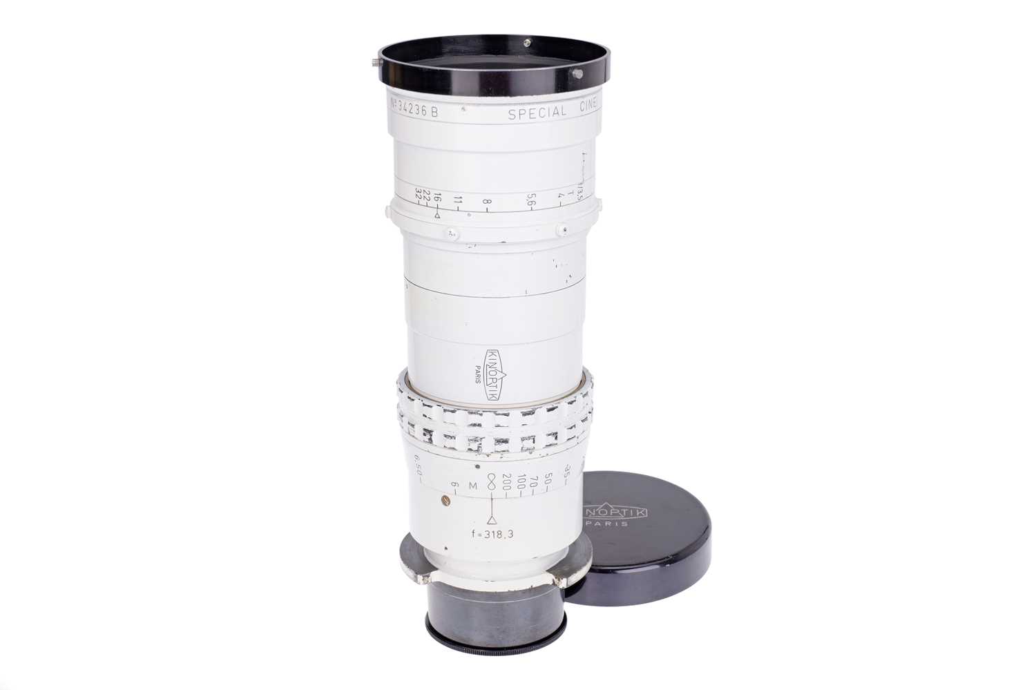 Lens Special Cine Kinoptik f/3.5 - 300mm #877. This is the very first version