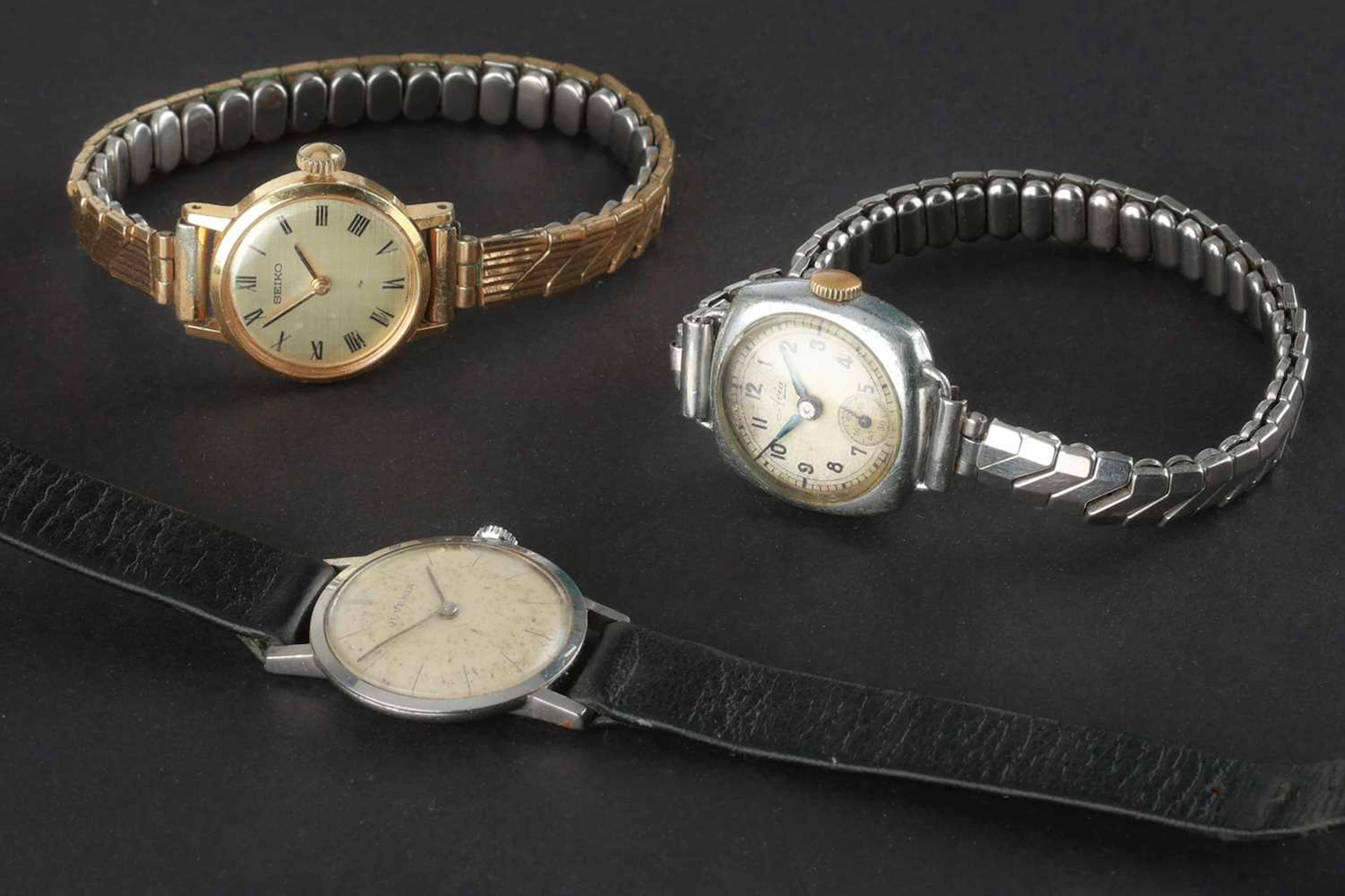 Three Ladies Hand-Winding Wristwatches