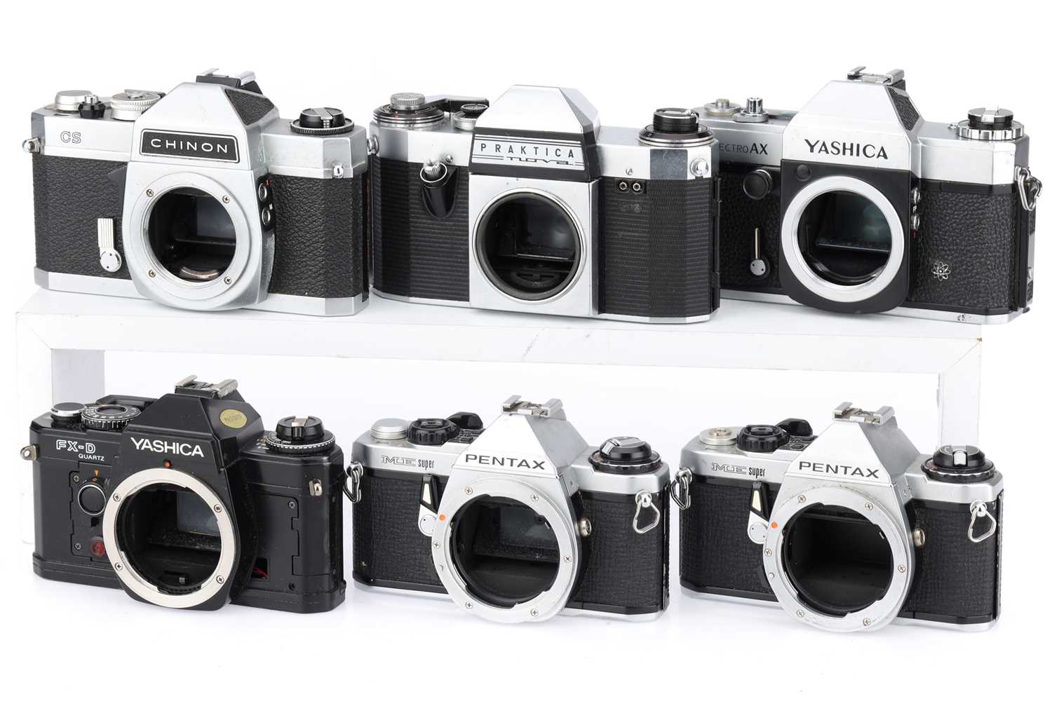 A Group of SLR Camera Bodies
