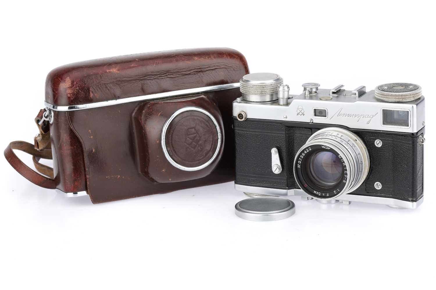 A GOMZ Leningrad 35mm Motor Drive Camera