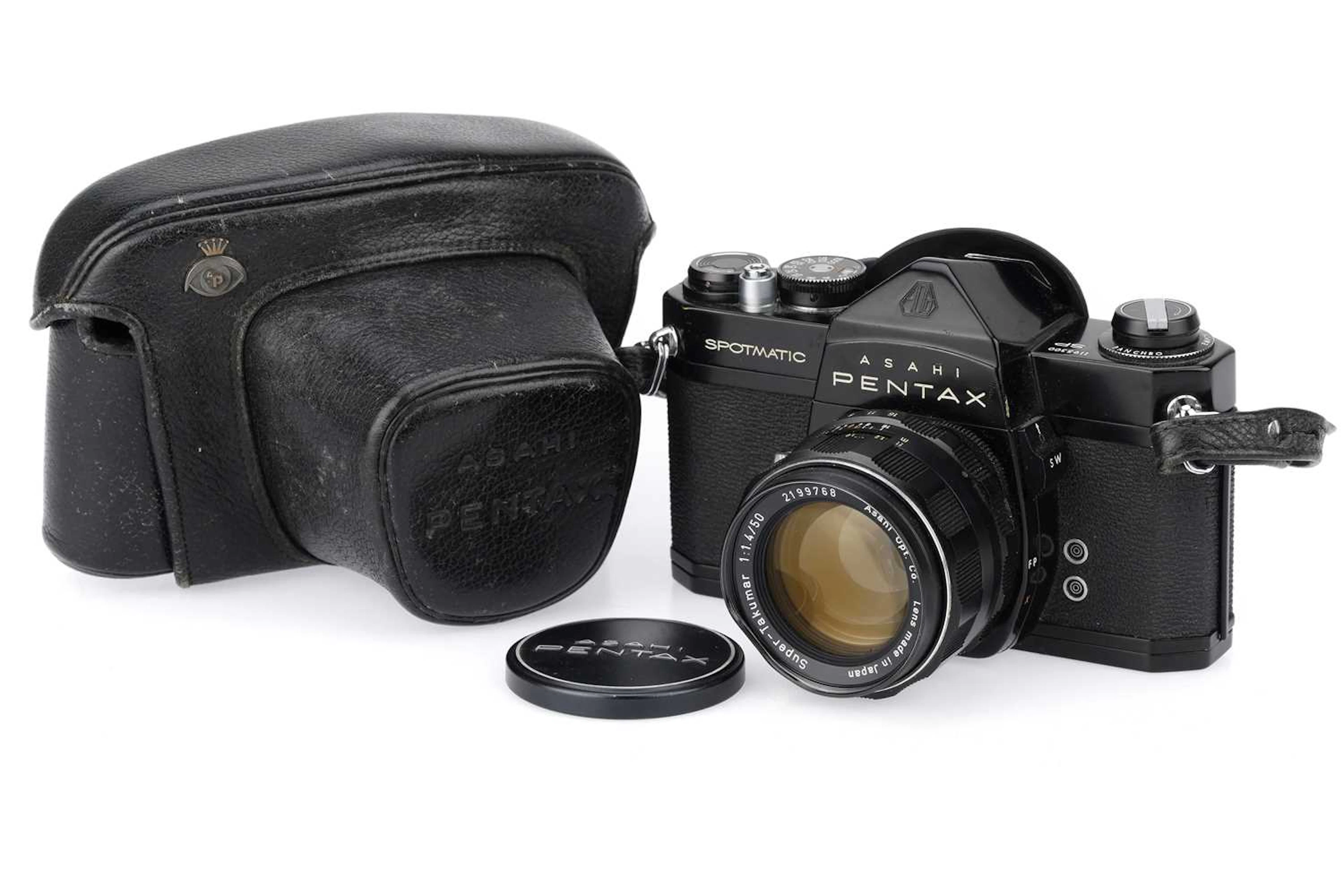 An Asahi Pentax Spotmatic SP 35mm SLR Camera