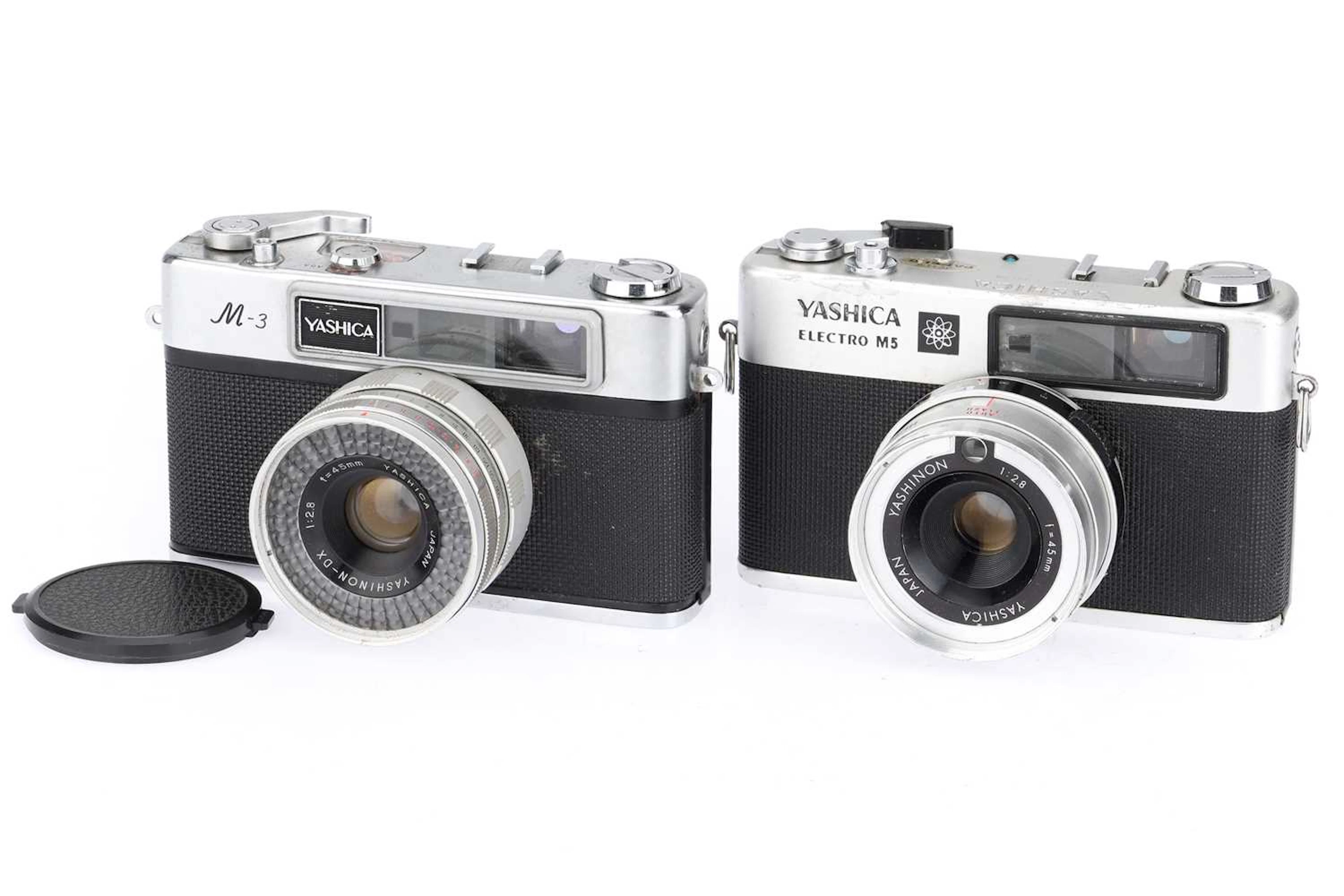 Two Unusual Yashica 'M-Series' Rangefinder Cameras