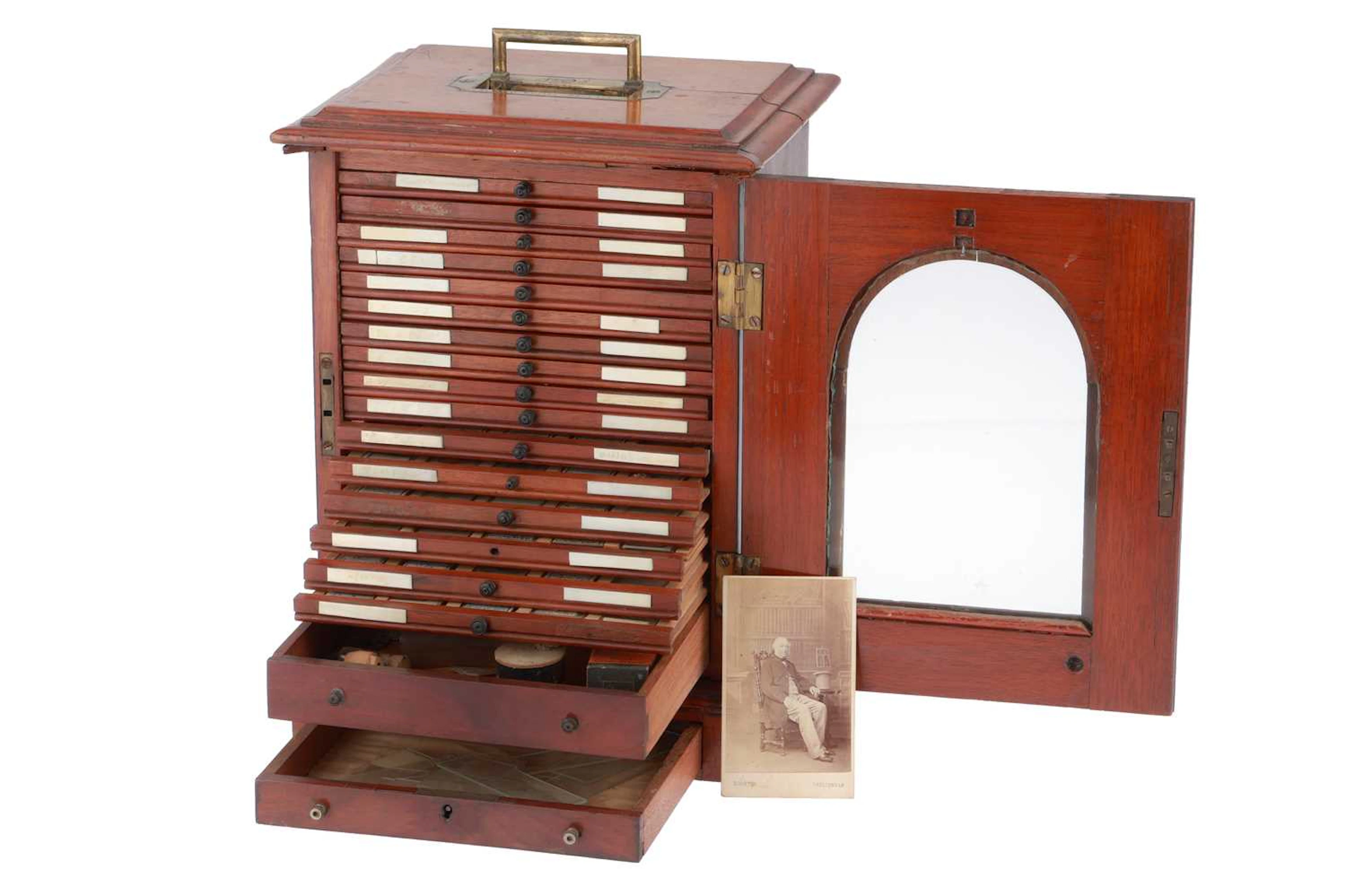 Alfred Russel Wallace's Microscope Slide Cabinet