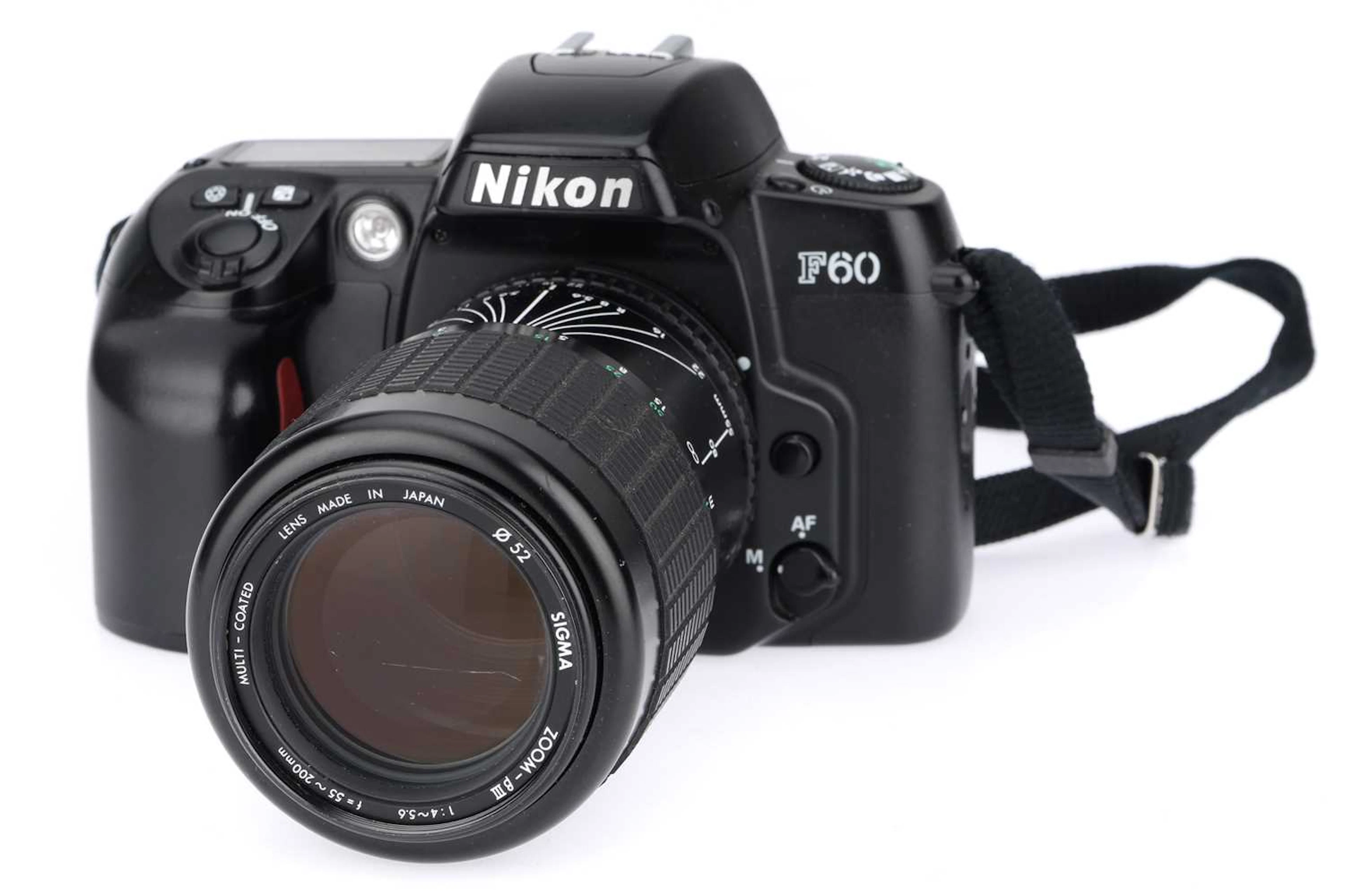 A Nikon F60 35mm SLR Camera