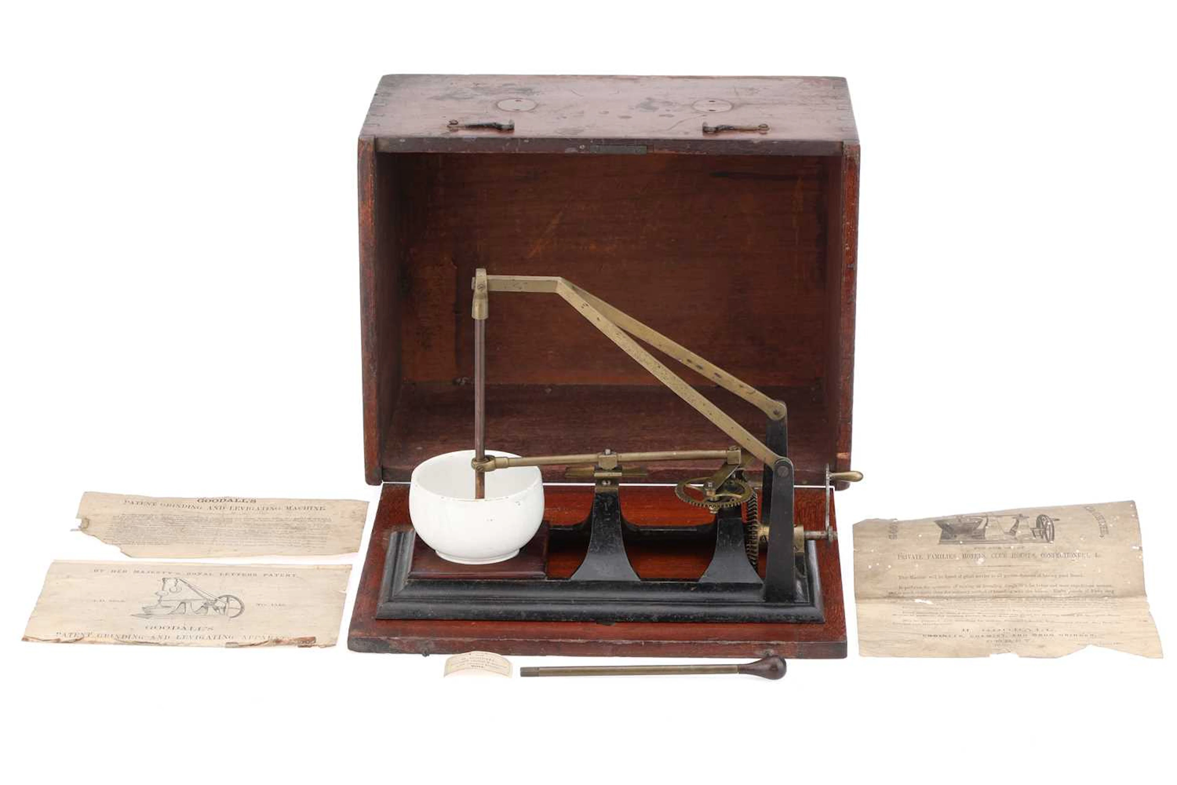 Salesman's Model of Goodall's Patent Grinding & Levigating Machine