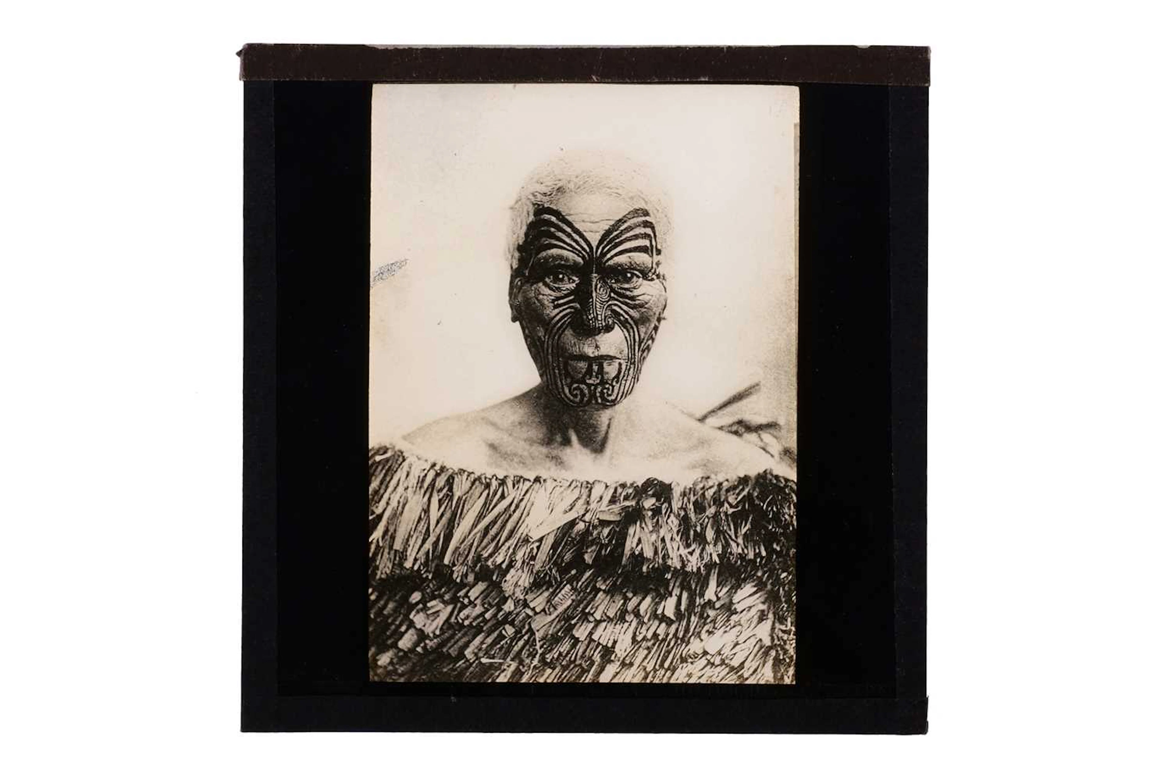 Magic Lantern Slides, Maori, Alfred Burton