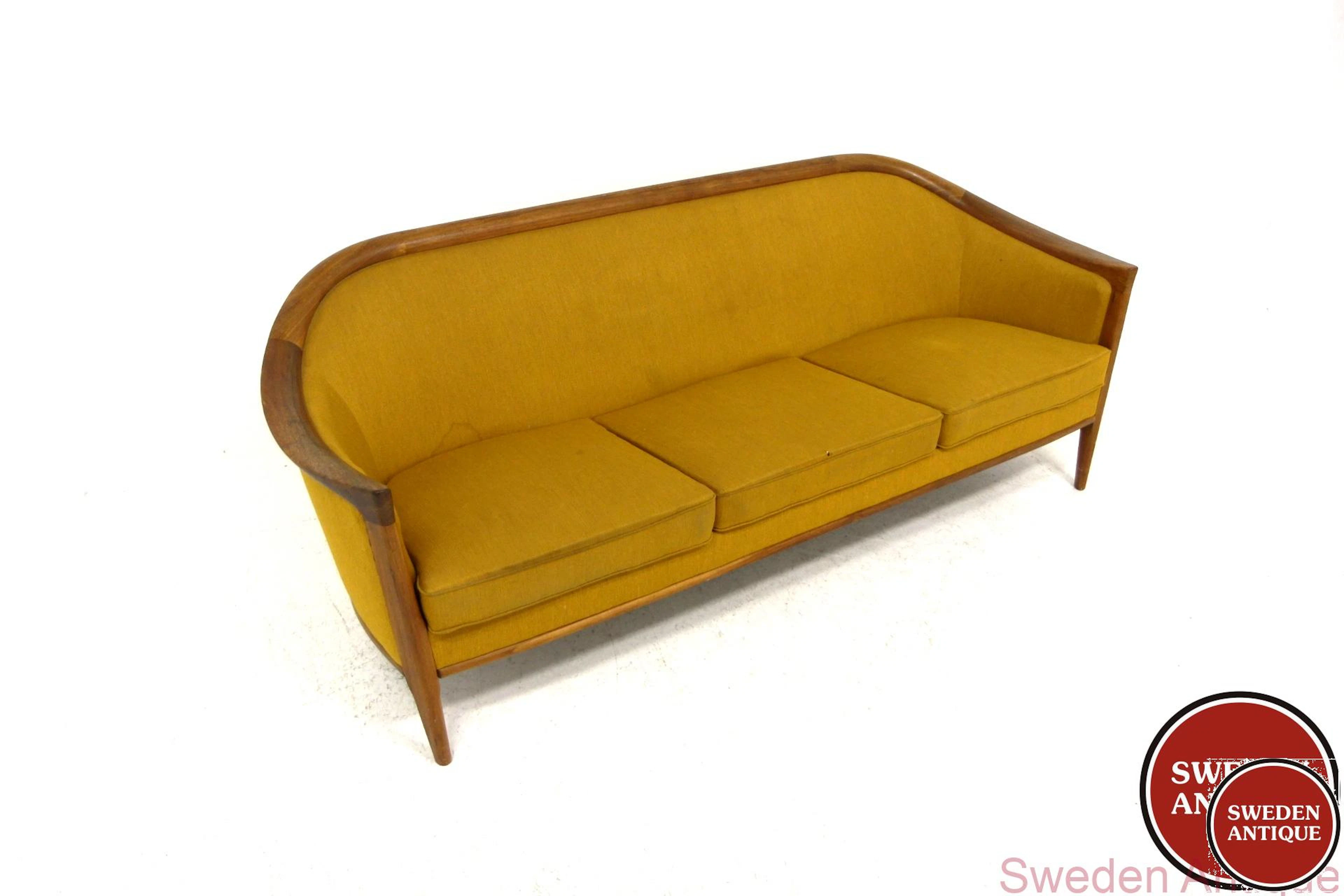 3-seat sofa Aristokrat Bertil Fridhagen for Bröderna Andersson Industrier