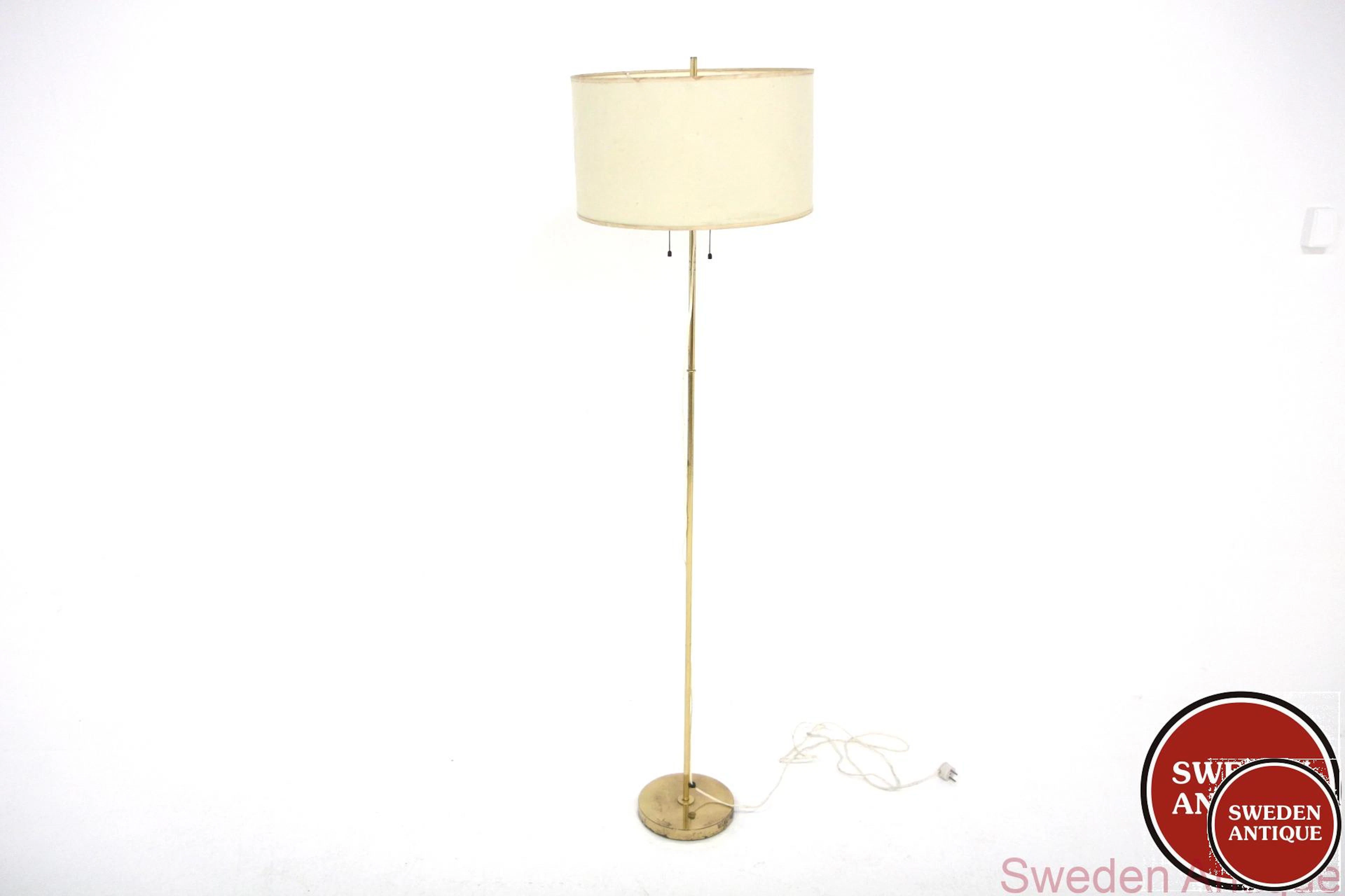 Floor lamp Model G-89 Hans-Agne Jokobsson, Markaryd 1970s Swe. Metal