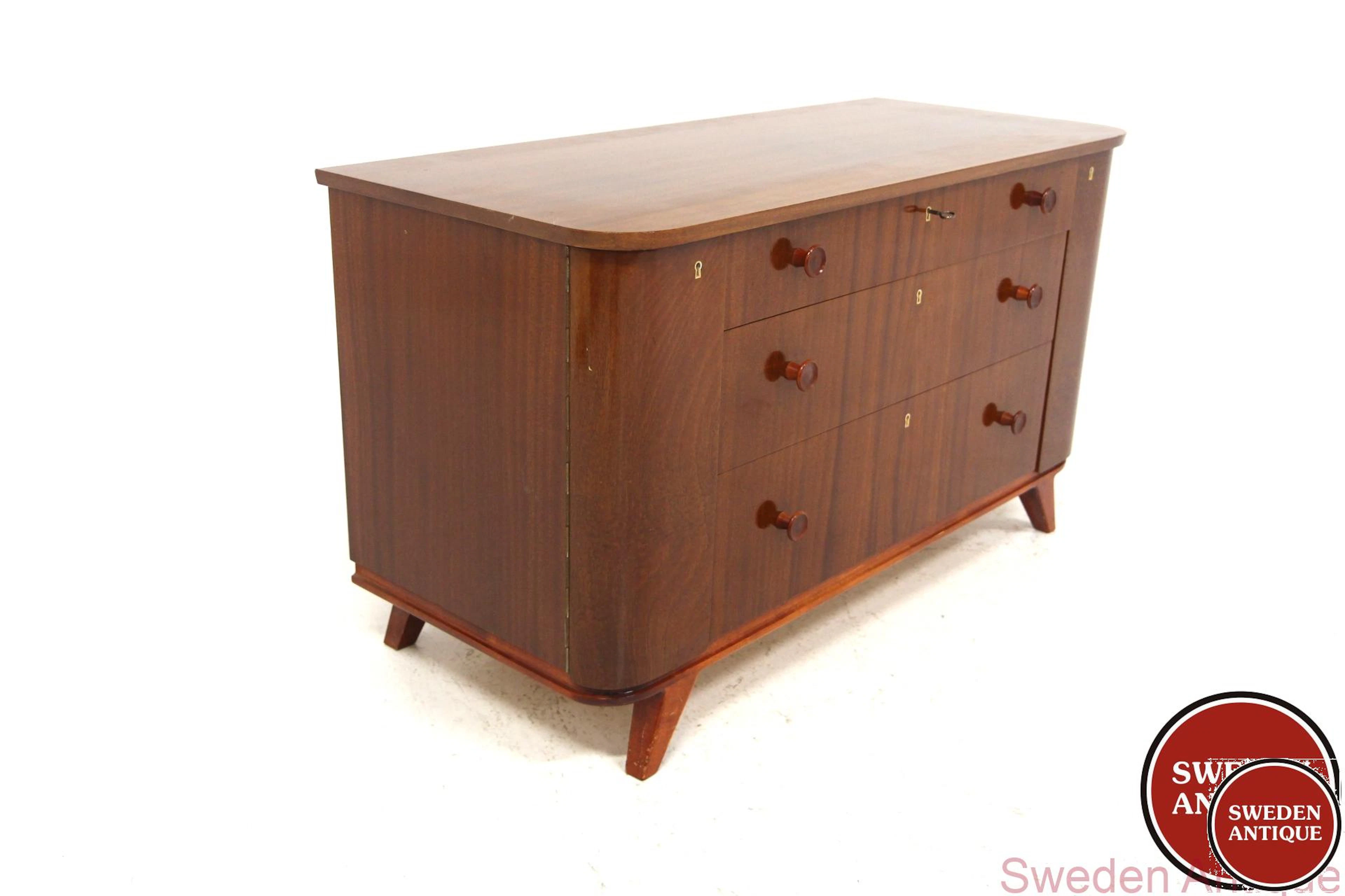 Chest of drawers Swedish Modern1940s Swe. Mahogany